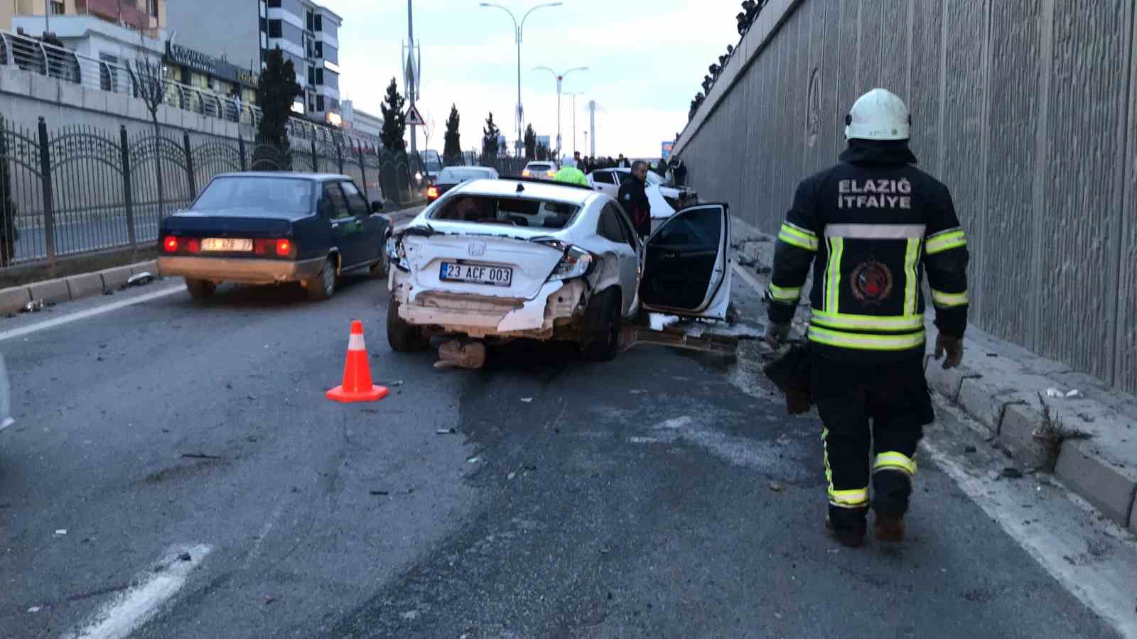 Elazığ’da trafik kazası
