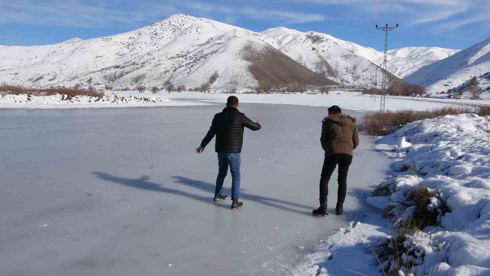 Bitlis&rsquo;te g&ouml;letler dondu
