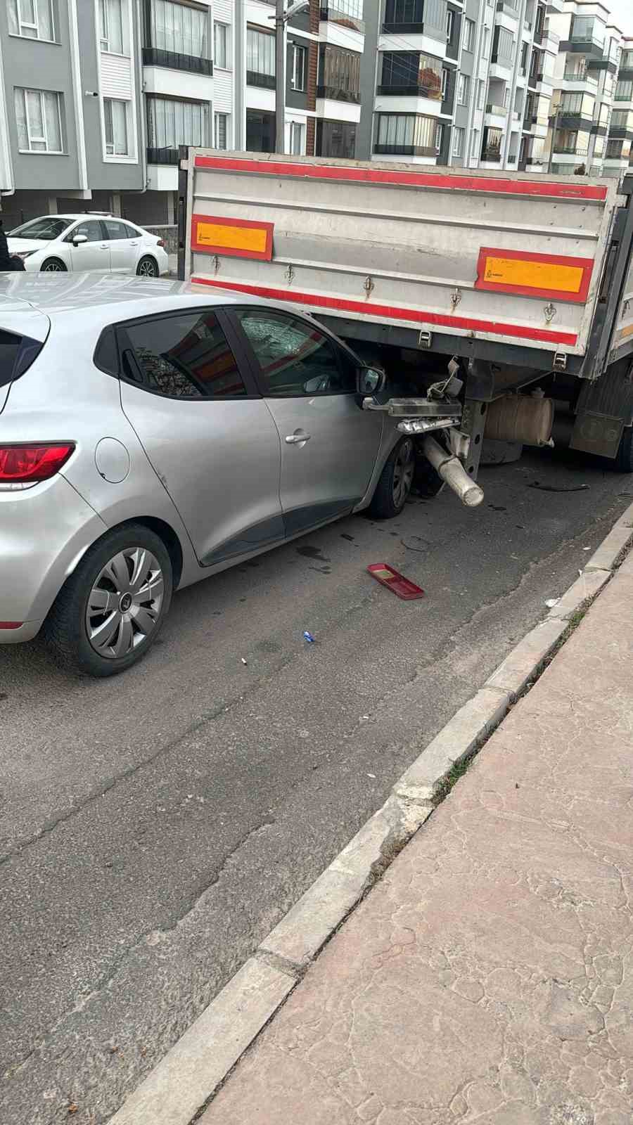 Niğde’deki kaza ucuz atlatıldı
