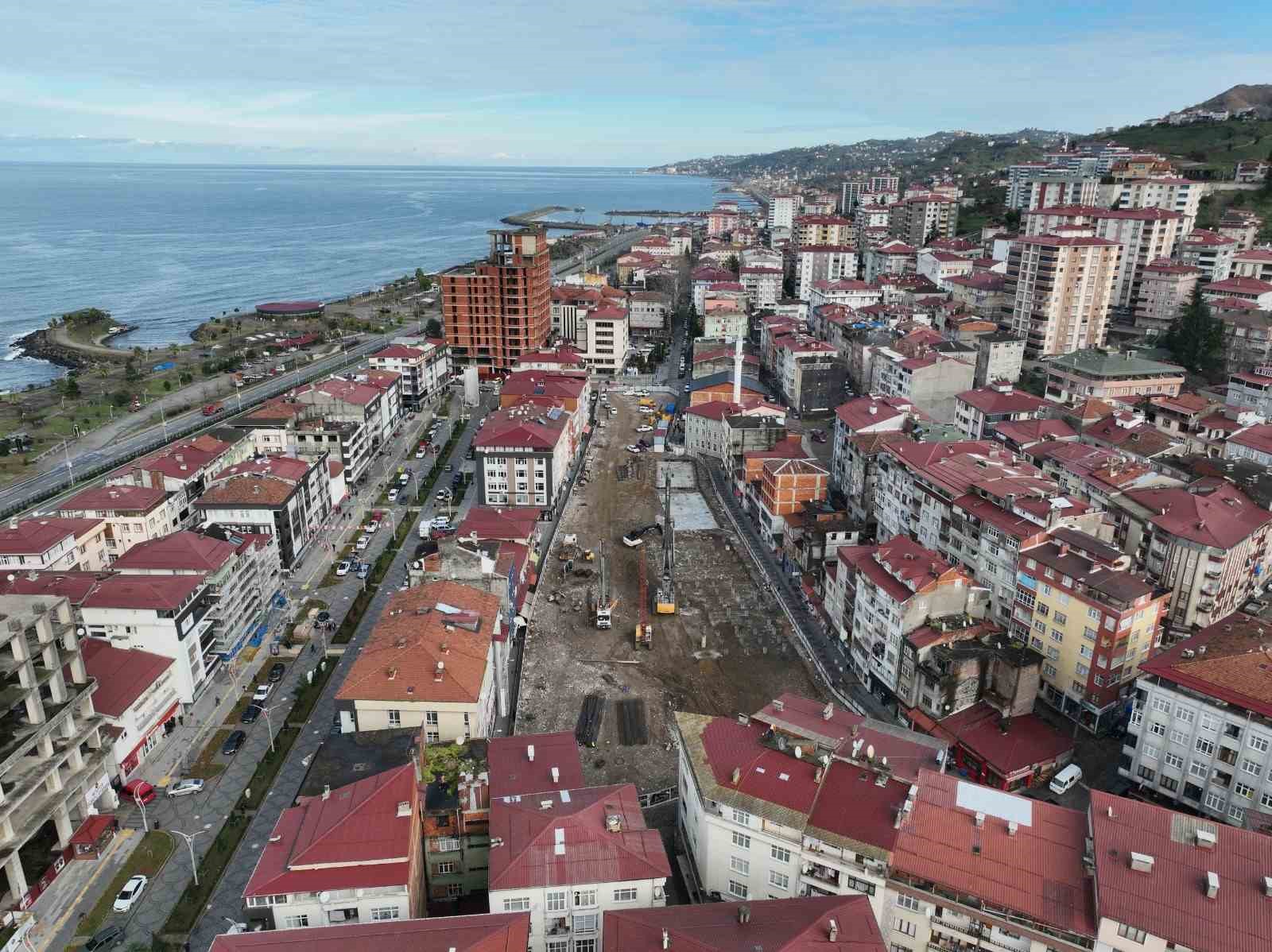 Of Sulaklı Mahallesi Kentsel Dönüşüm Projesi’nde inşaat çalışmaları sürüyor
