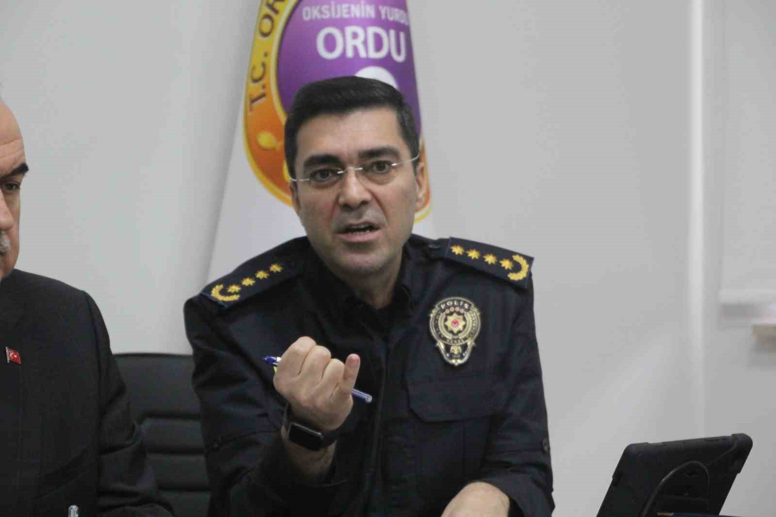 Ordu’da polis ekiplerinin 2023 yılı faaliyetleri açıklandı