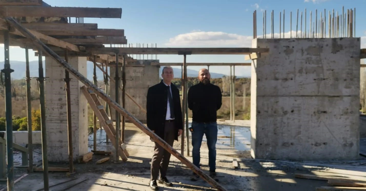 Kaymakam Maslak, Hükümet Konağı inşaatında incelemelerde bulundu