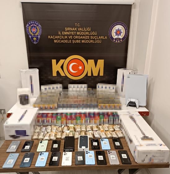 Şırnak&rsquo;ta asayiş ve ka&ccedil;ak&ccedil;ılık operasyonu: 49 g&ouml;zaltı
