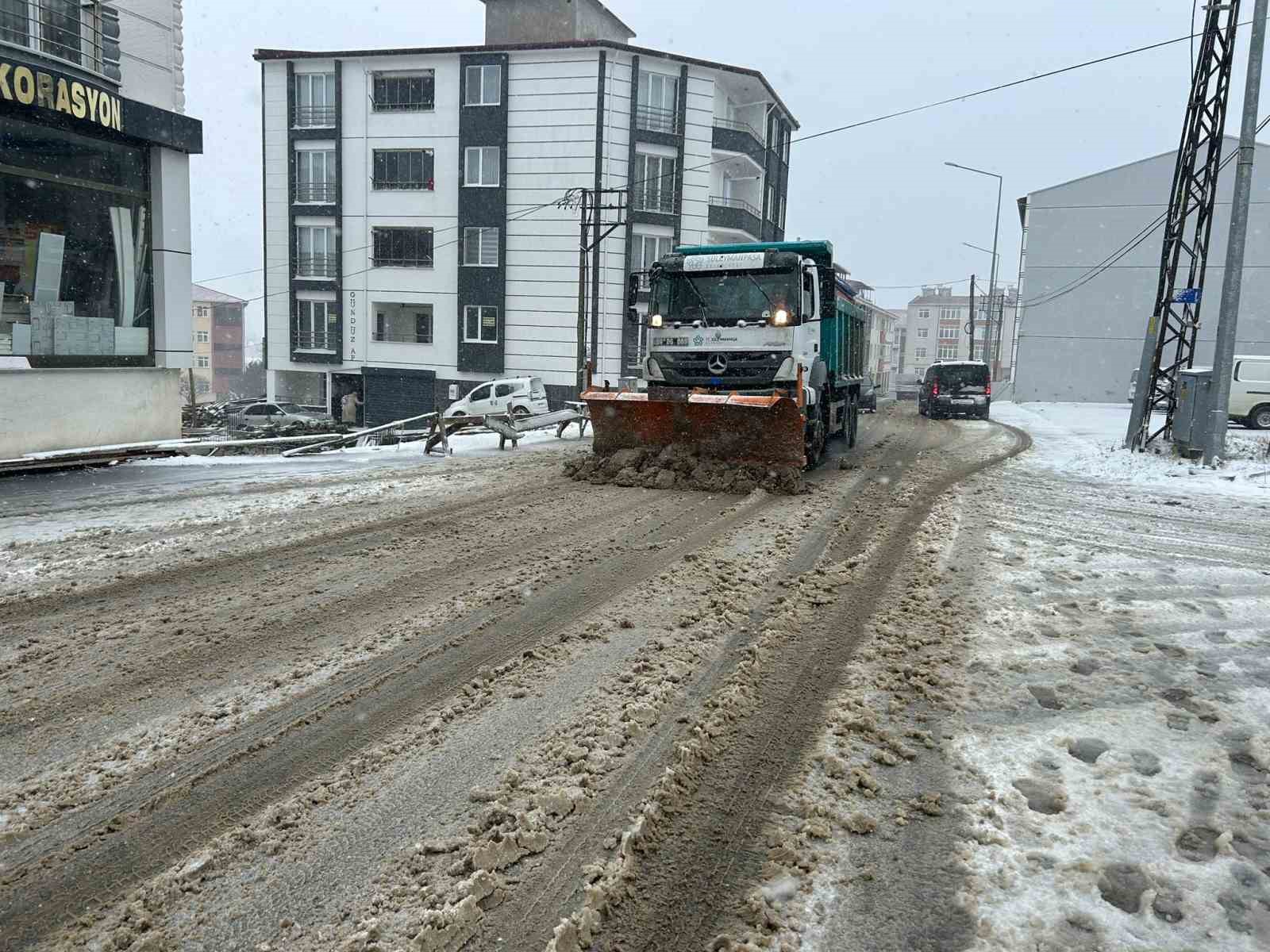 Tuzlama ve küreme mevsimi başladı