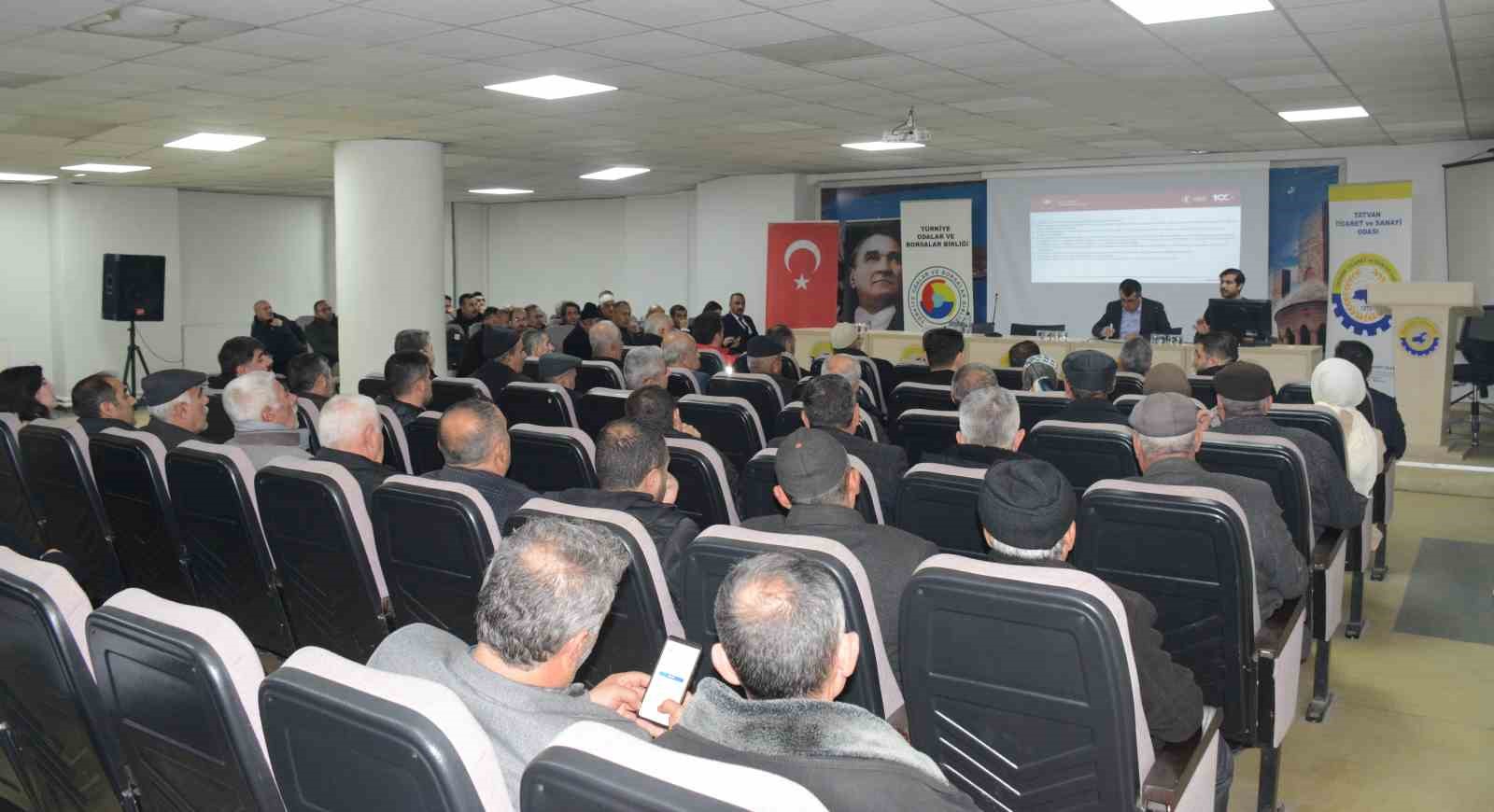 Tatvan’da “Kırsal Kalkınma Destekleri” bilgilendirme toplantısı yapıldı