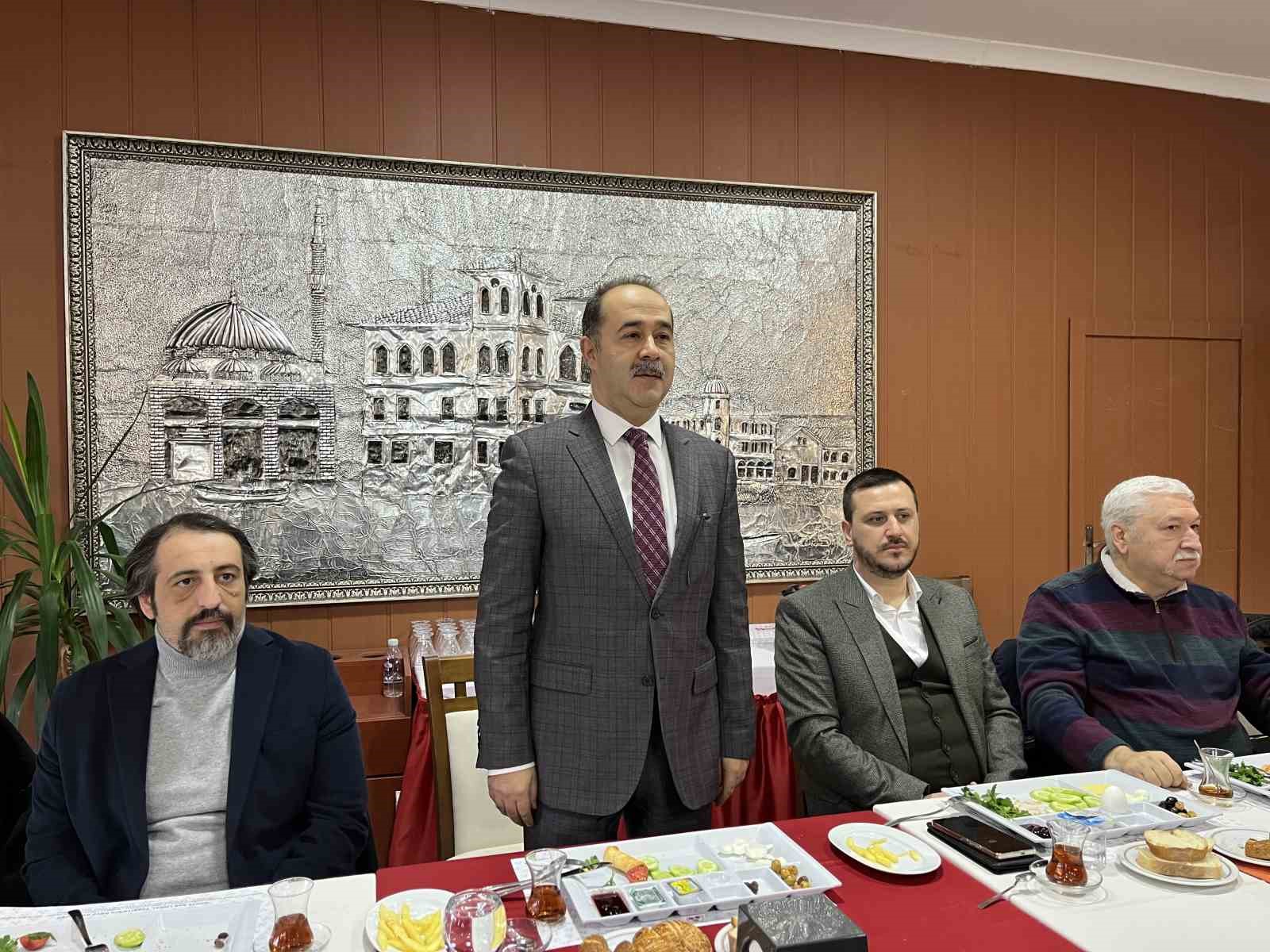 Kaymakam Engin Aksakal basınla buluştu