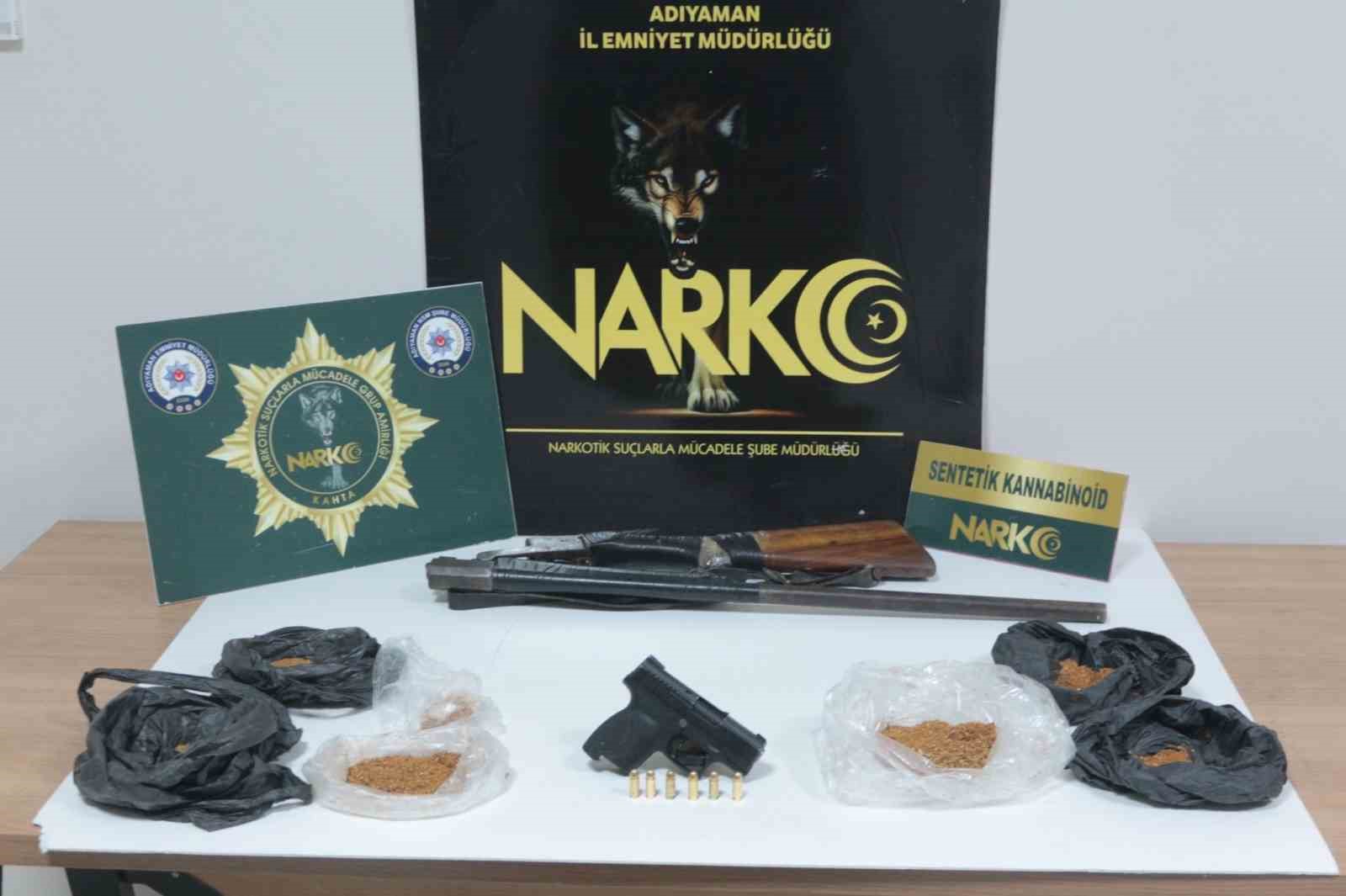 Adıyaman’da uyuşturucu operasyonu: 2 gözaltı