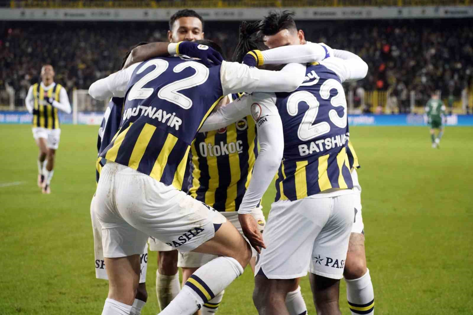 Trendyol Süper Lig: Fenerbahçe: 7 - Konyaspor: 1 (Maç sonucu)