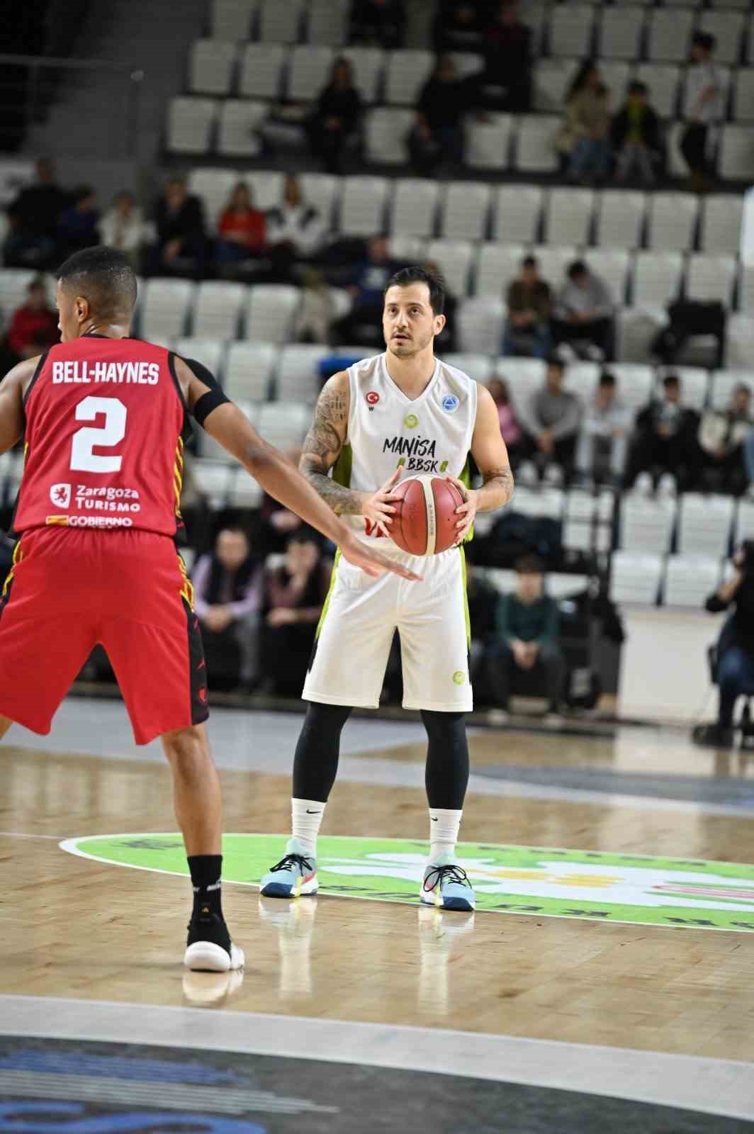 FIBA Avrupa Kupası: Manisa BBSK: 65 - Casademont Zaragoza: 68
