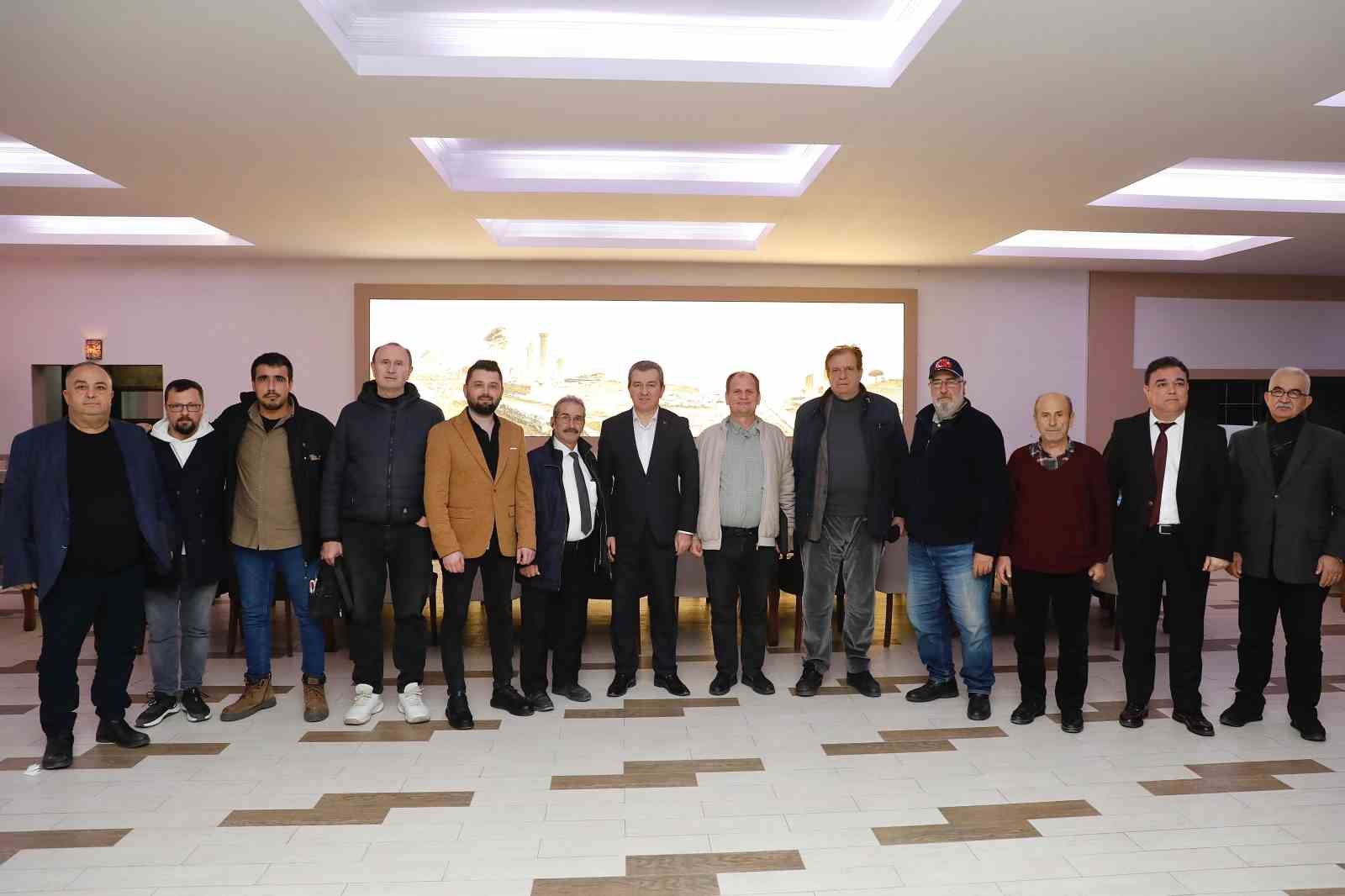 Başkan Koştu, gazetecilerle buluştu

