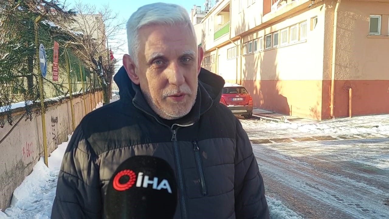 Tekirdağ&rsquo;da sokaklar buz pistine d&ouml;n&uuml;şt&uuml;
