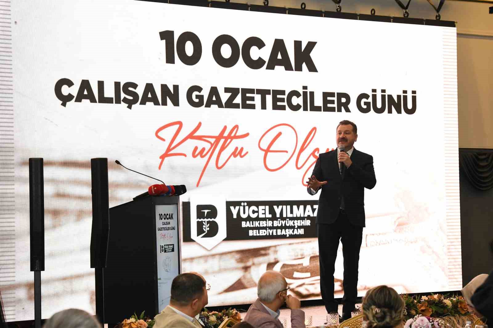 Başkan Yılmaz, Balıkesir basınına teşekkür etti