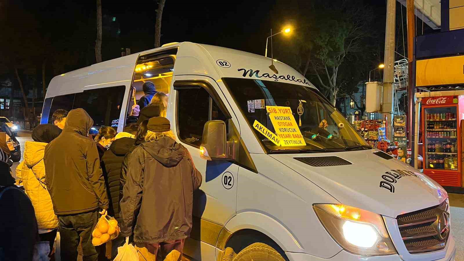 Sinop’ta dolmuş fiyatlarına zam