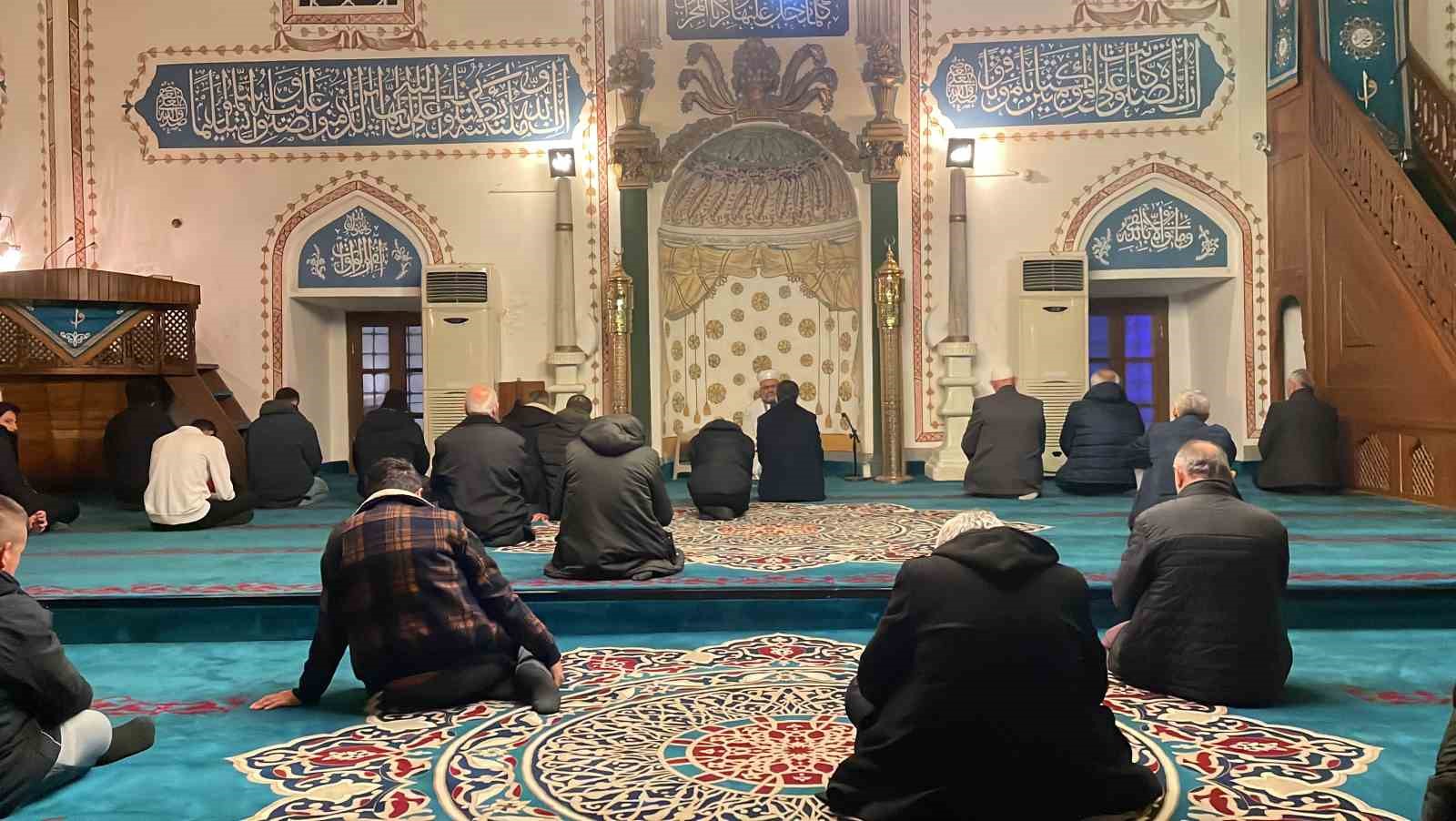 Kırklareli’nde Regaip Kandili dualarla idrak edildi