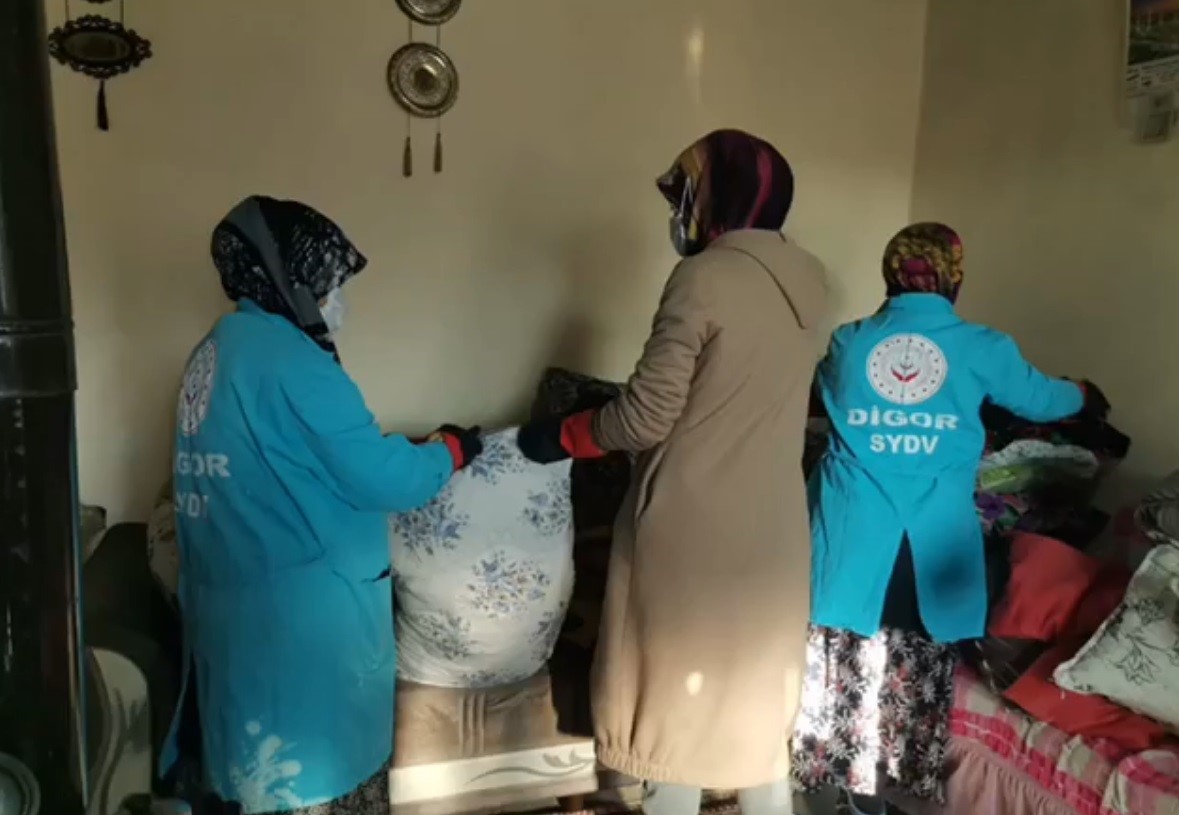 Digor&rsquo;da 120 aileye evde bakım hizmeti verildi
