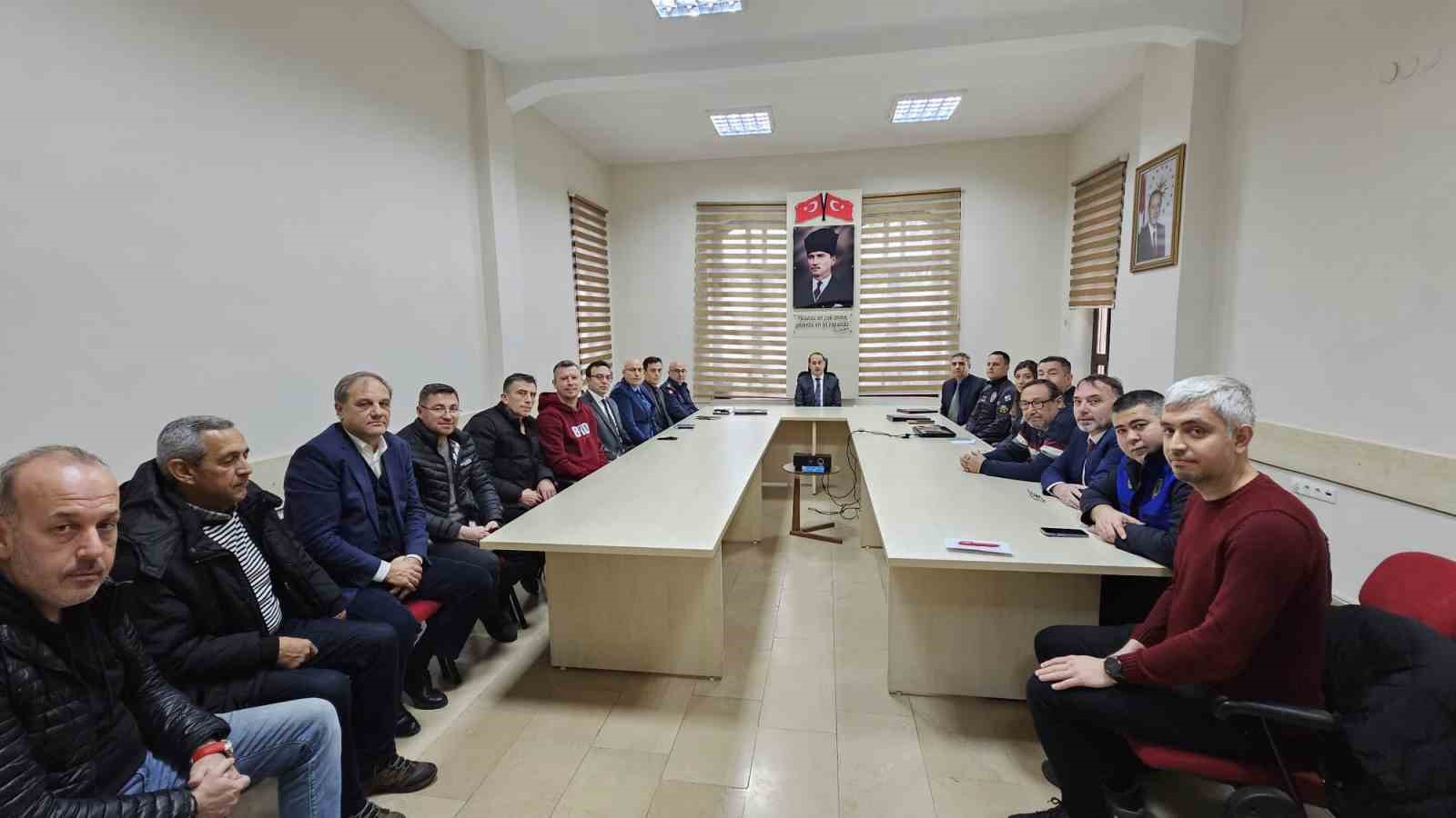 Bandırma’da ilçe spor güvenlik kurulu toplandı