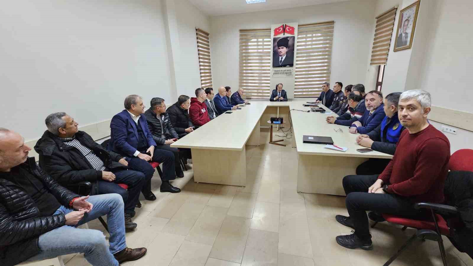 Bandırma’da ilçe spor güvenlik kurulu toplandı