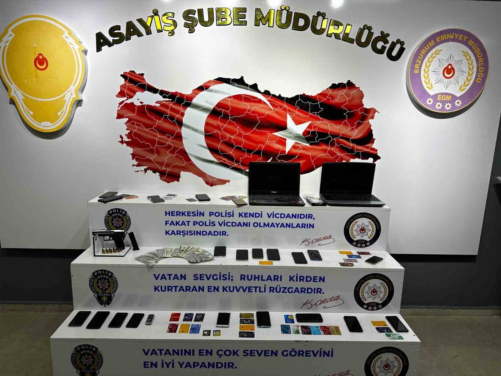 Erzurum merkezli 10 ilde dolandırıcılık operasyonu