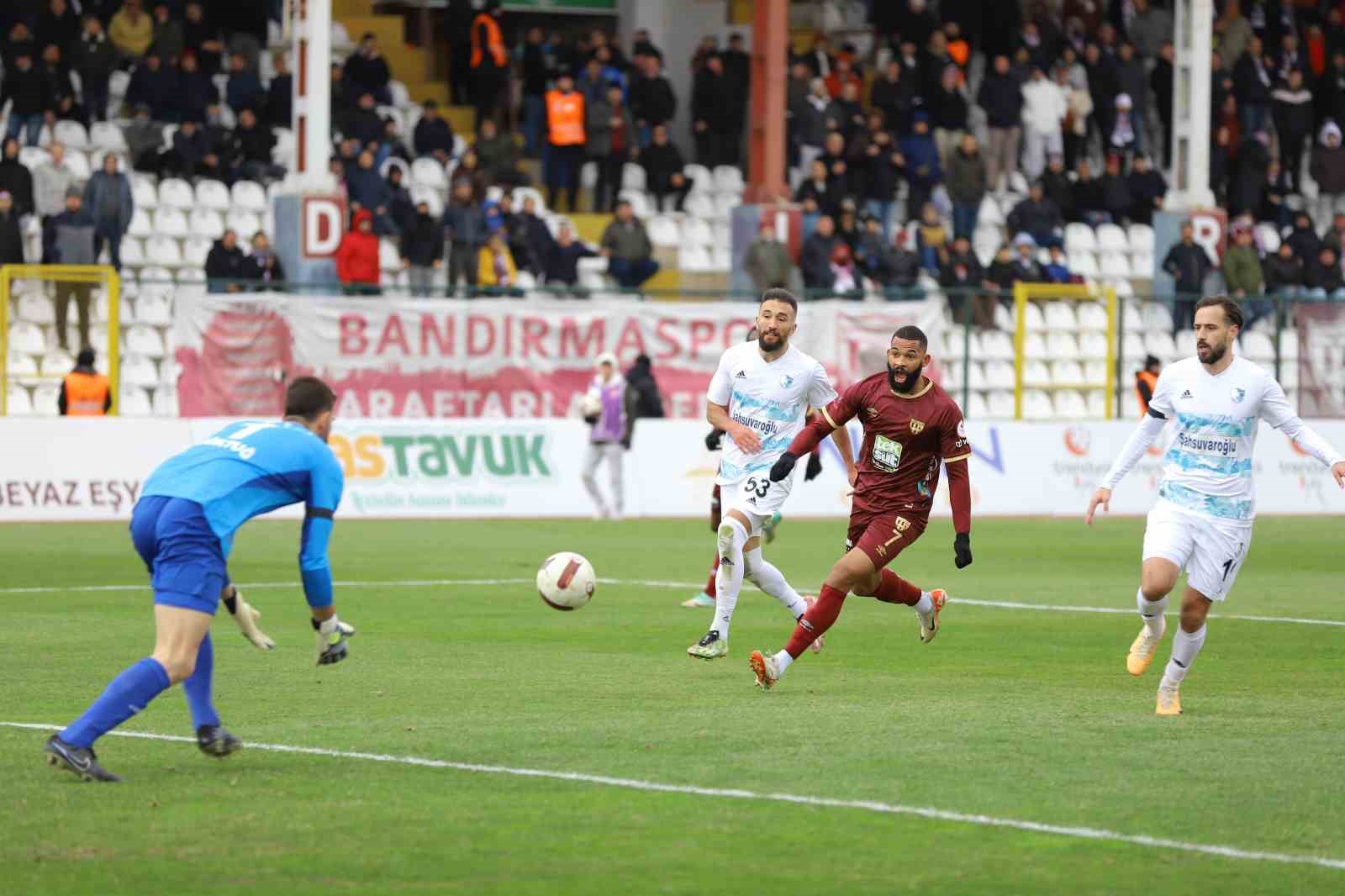 Trendyol 1. Lig: Bandırmaspor: 0 - Erzurumspor FK: 0