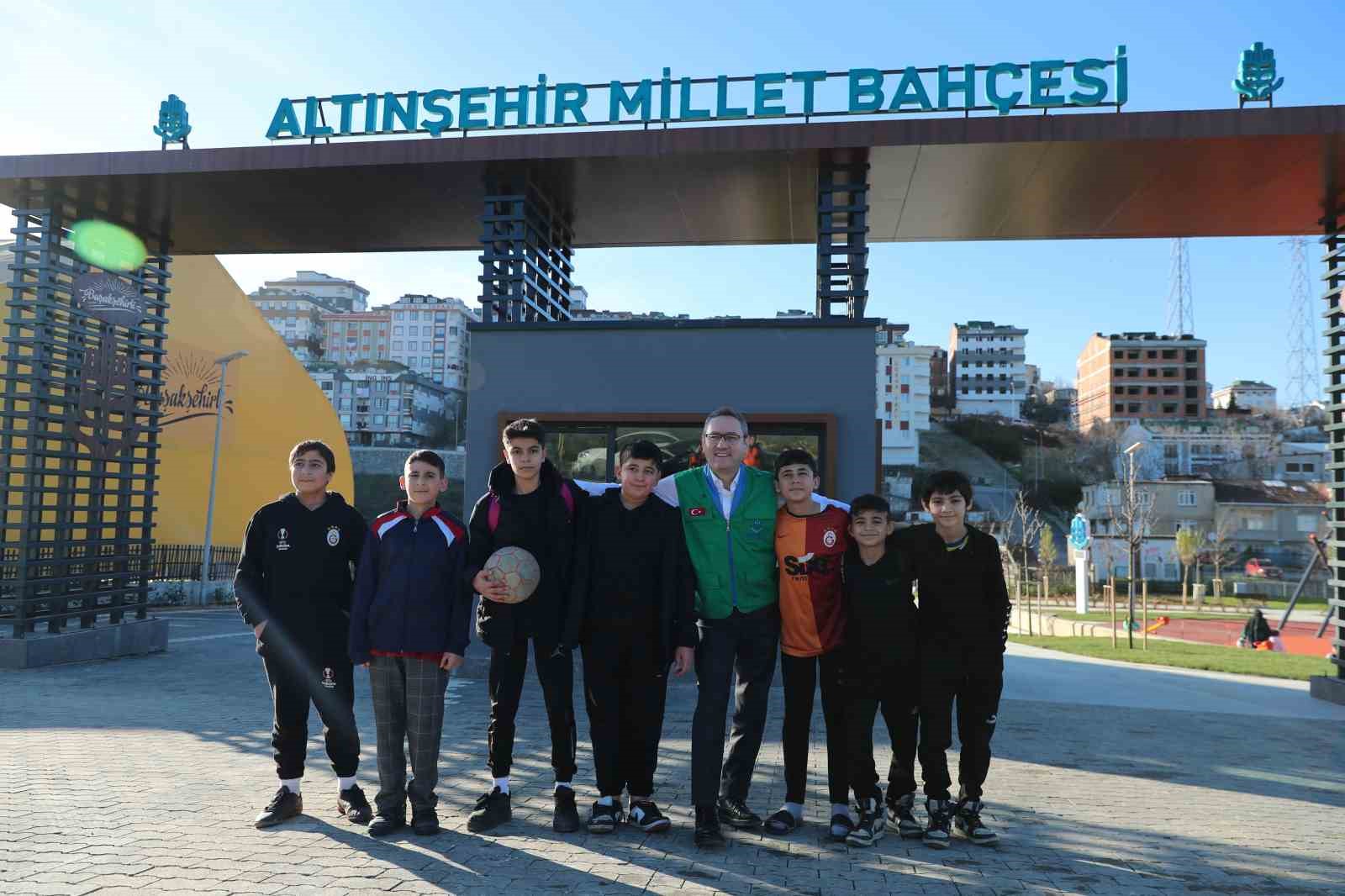 Başakşehir’in 5. millet bahçesi tamamlandı