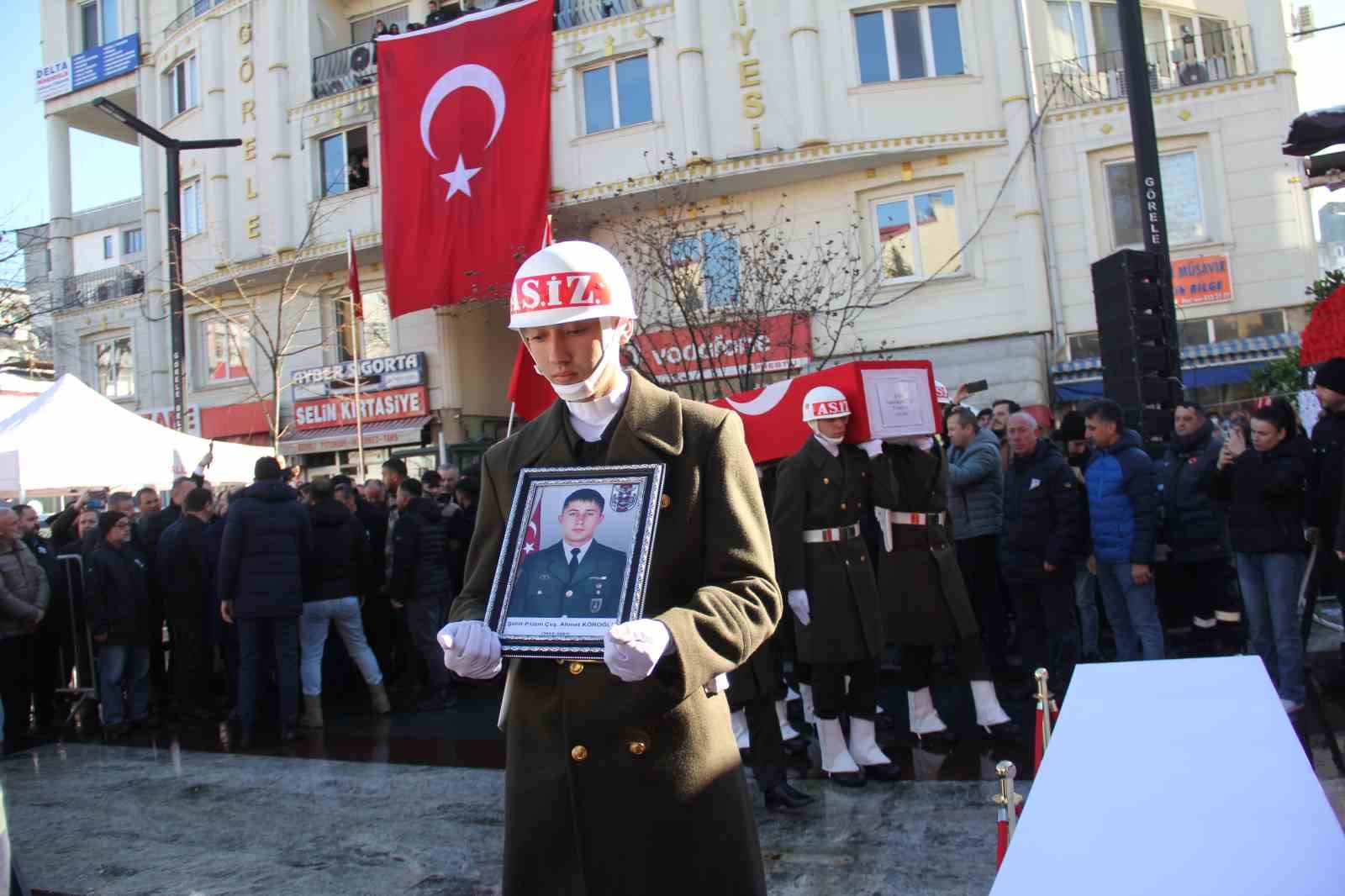 Şehit Piyade Uzman Çavuş Ahmet Köroğlu’na memleketi Giresun’da son veda