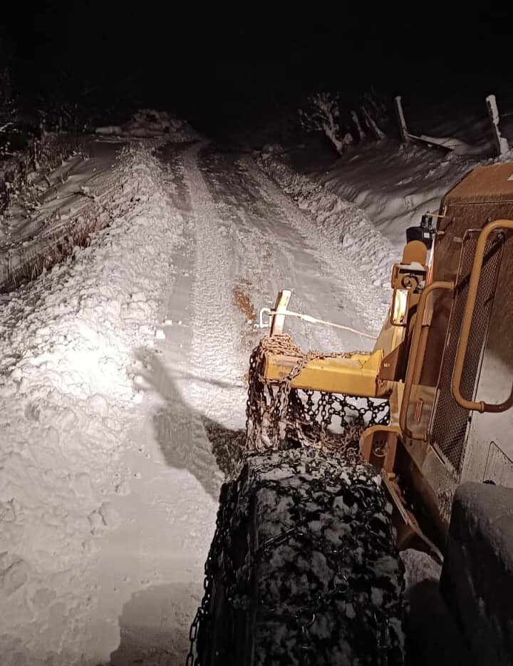 Giresun’da 45 köy yolu kar nedeniyle ulaşıma kapandı
