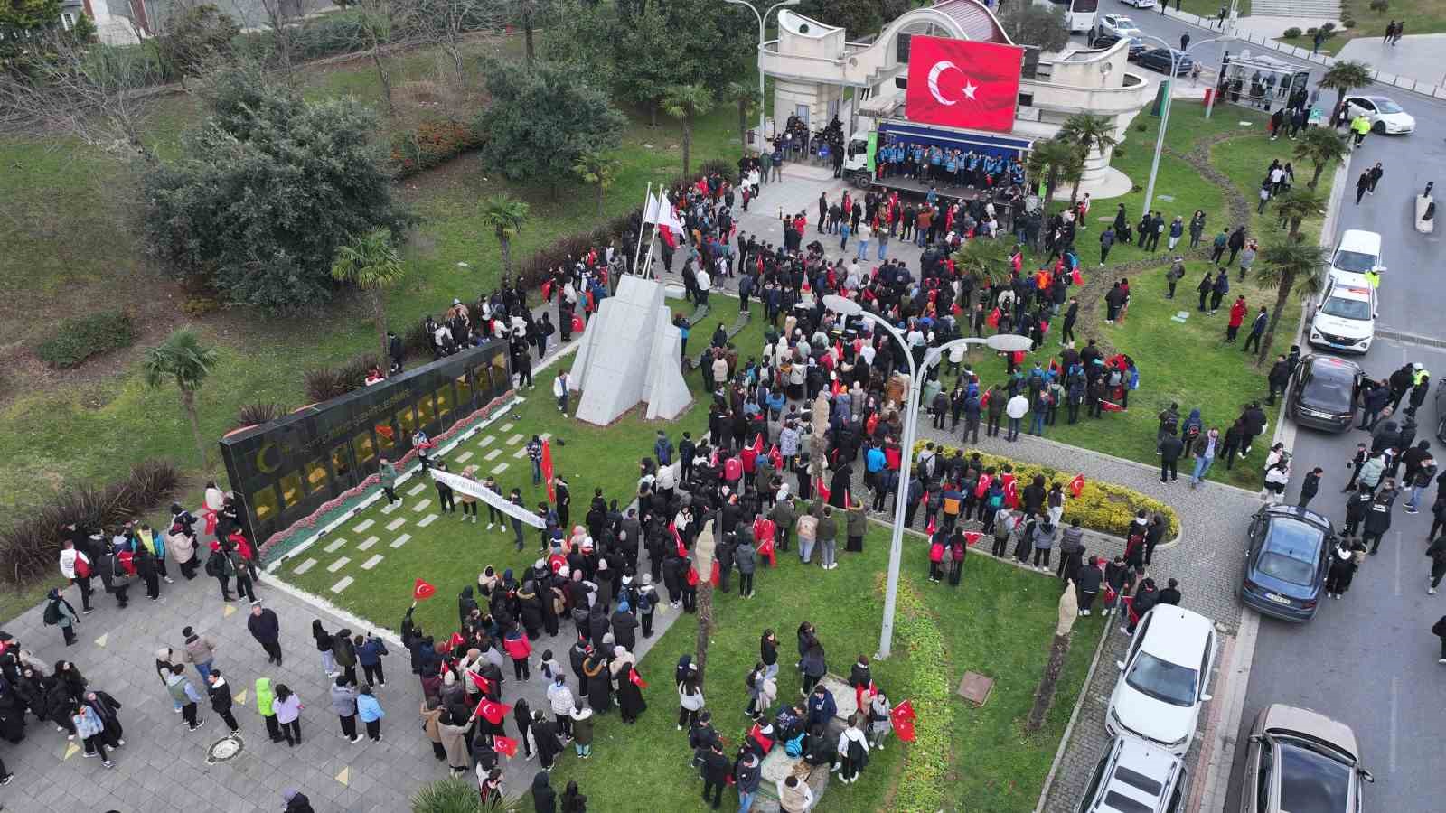 Başakşehir’de Şehadet Yürüyüşü gerçekleştirildi
