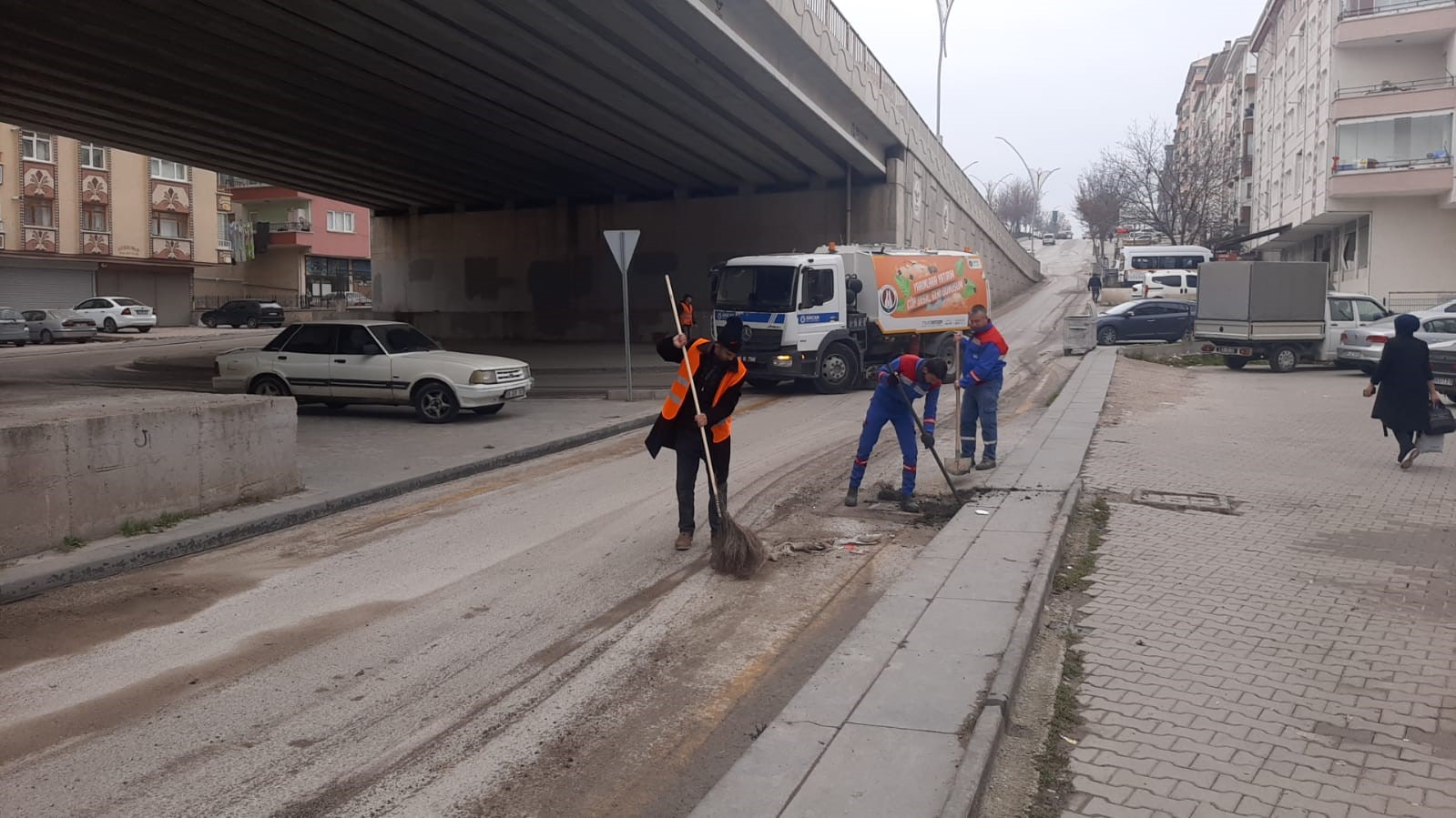 Sincan sokakları tertemiz