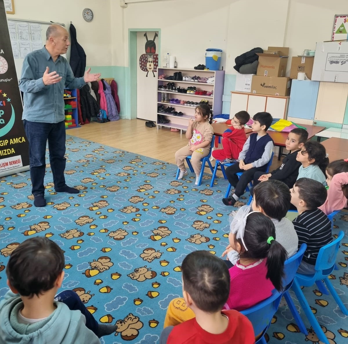Masalcı Amca Uşak’ta anlattı, Ağrı’da dinlendi
