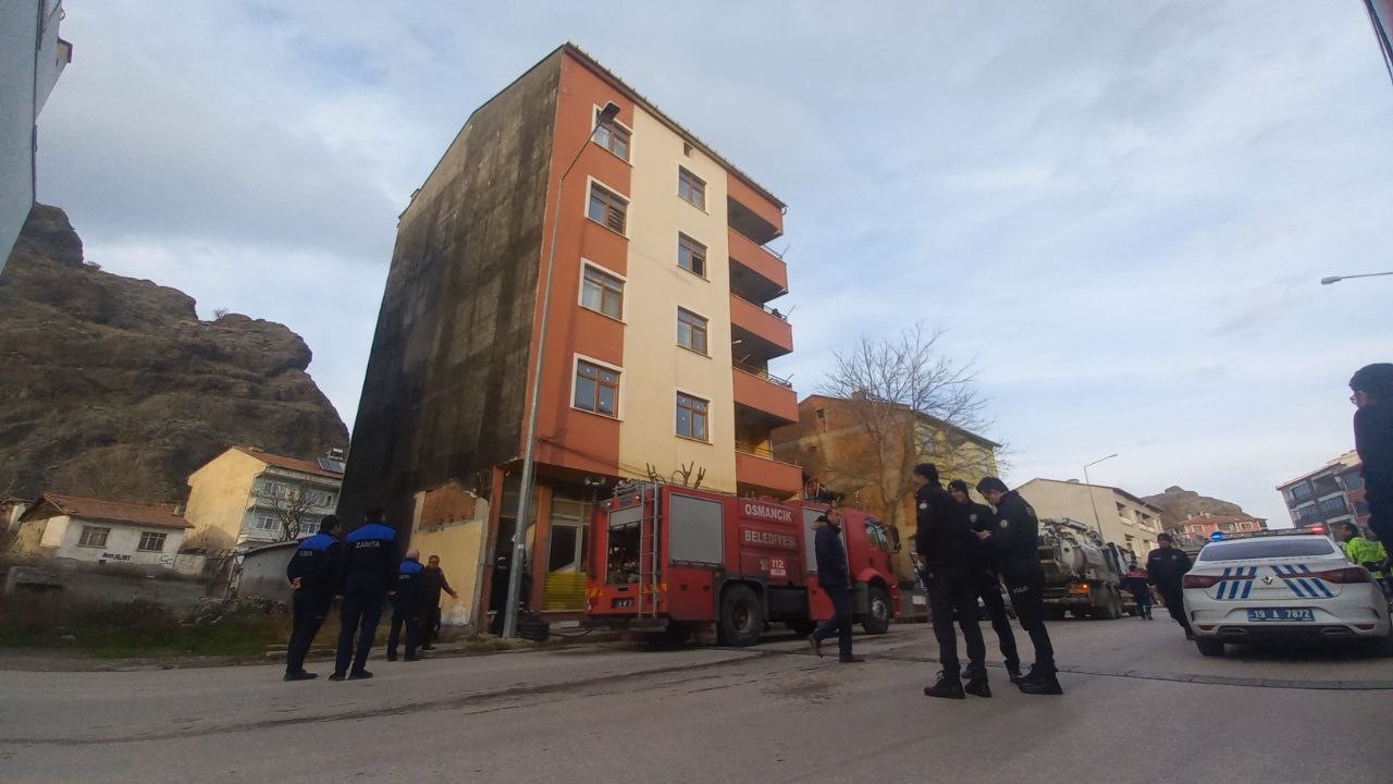 Osmancık’ta korkutan yangın