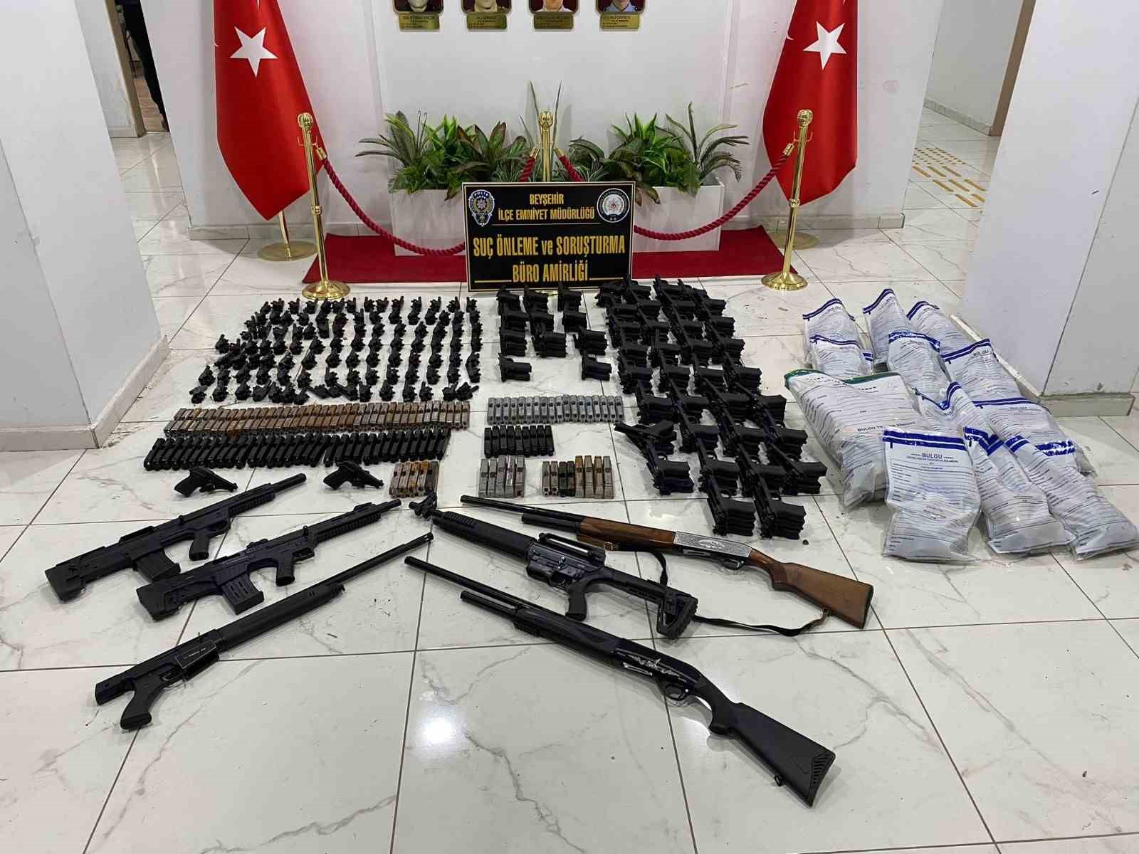 Konya’da silah operasyonu: 4 tutuklama