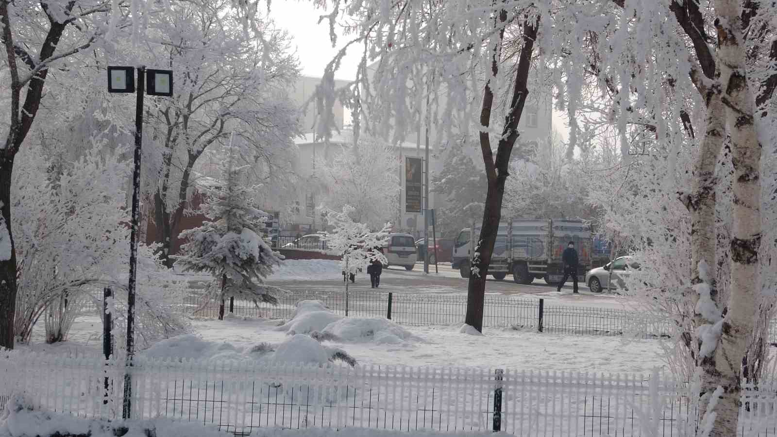 Ardahan’da Sibirya soğukları: Araçlar çalışmadı
