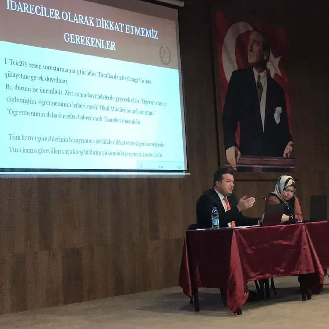 Gediz’de okul idarecileri ve PDR öğretmenlerine bilgilendirme semineri
