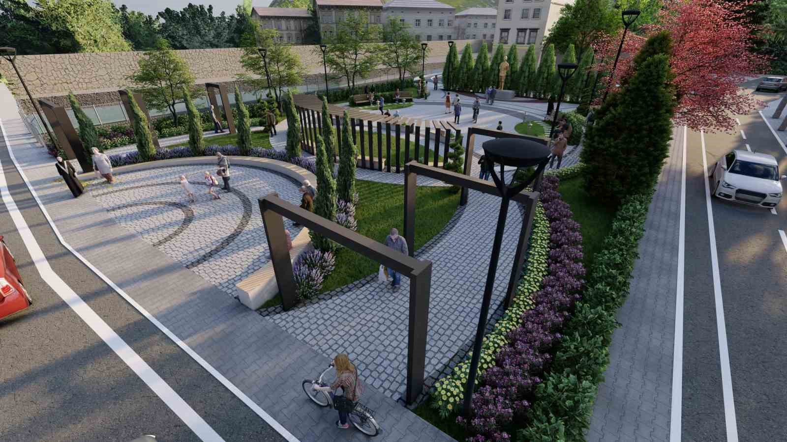 Ezine Z&uuml;beyde Hanım Kent Meydanı ve Atat&uuml;rk Parkının ihalesi 2 Şubat&rsquo;ta yapılacak
