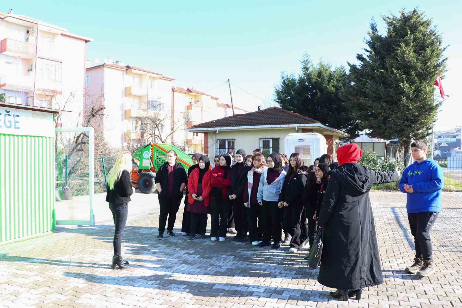 Çiftlikköy’de öğrenciler sıfır atık eğitim atölyesine katıldı