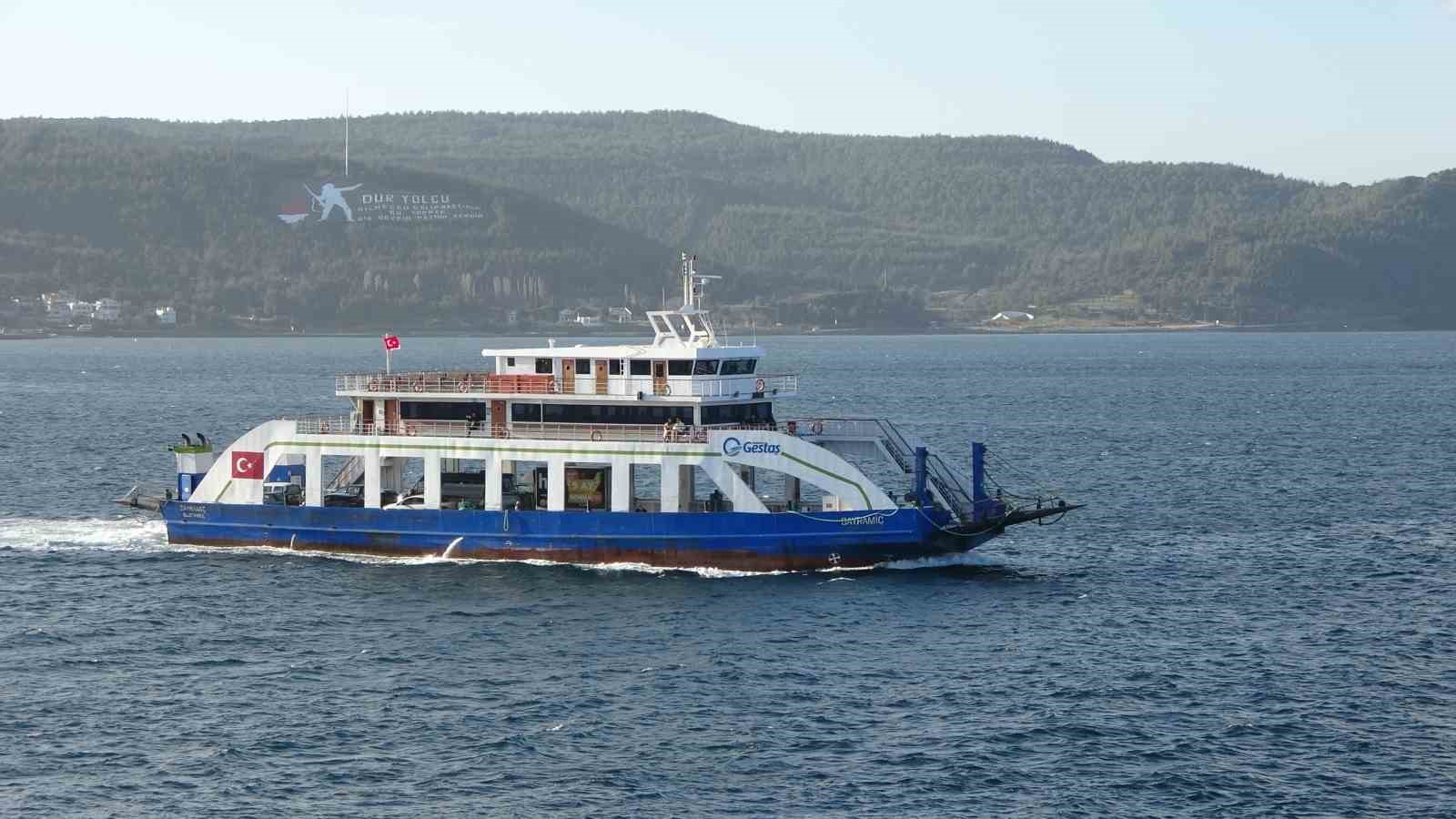 Çanakkale’de ada seferlerine fırtına engeli