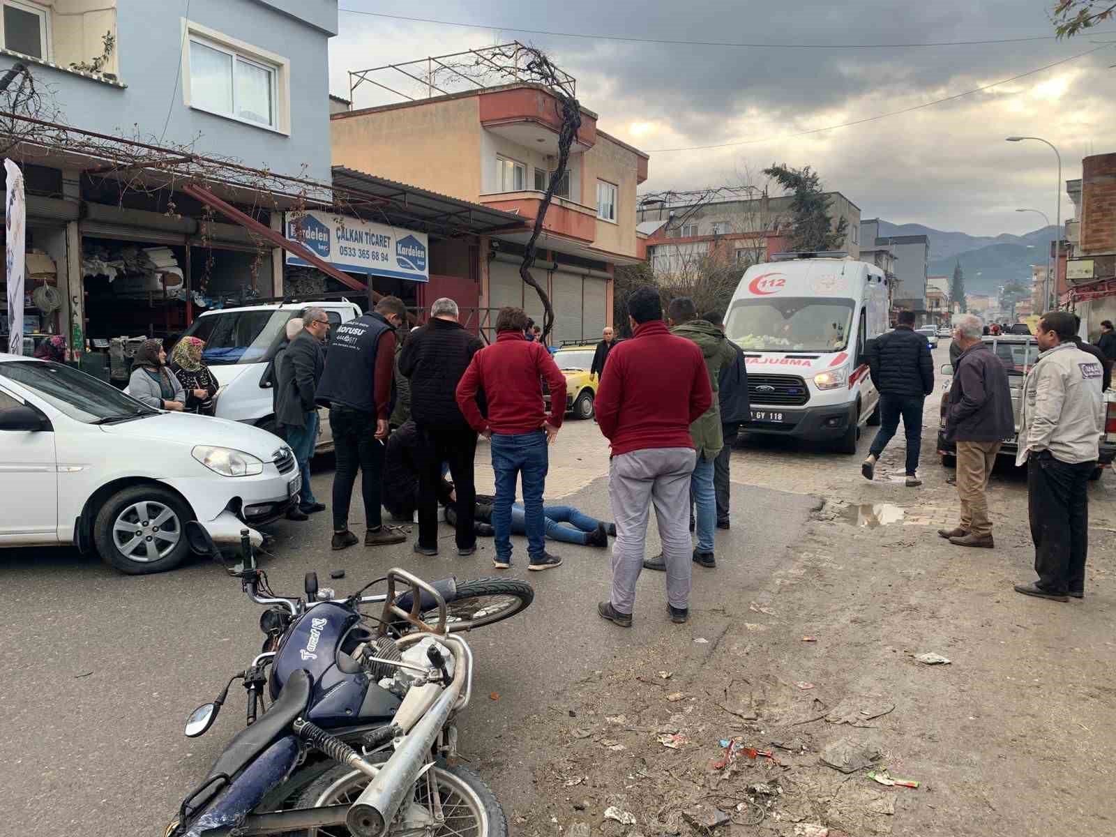 Osmaniye’de otomobil ile motosiklet çarpıştı: 1 yaralı