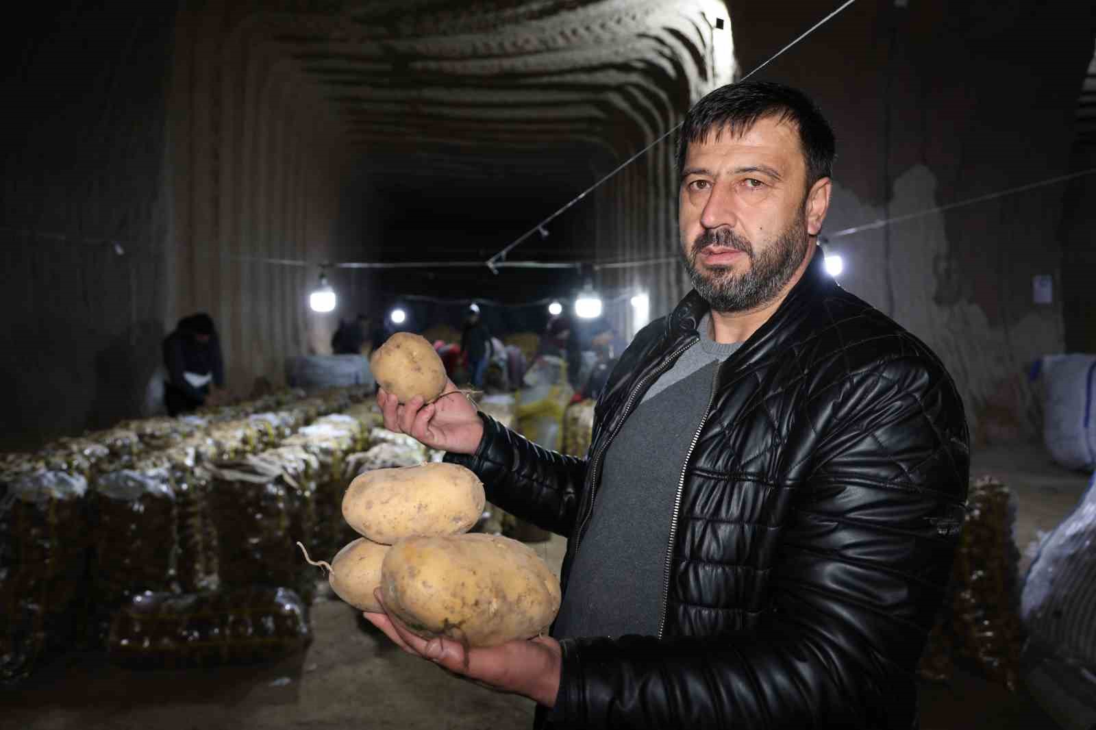 Türkiye’nin patates ihtiyacı Kapadokya’daki depolardan karşılanıyor
