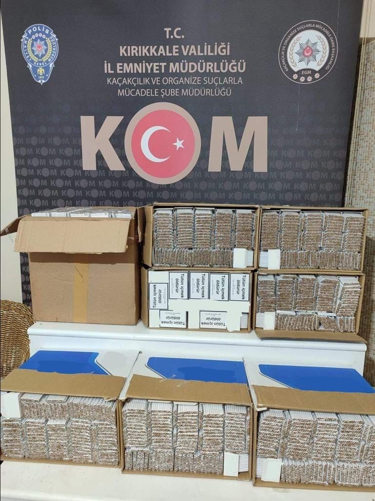 Kırıkkale’de kaçak ürün ticaretine operasyon: 13 gözaltı