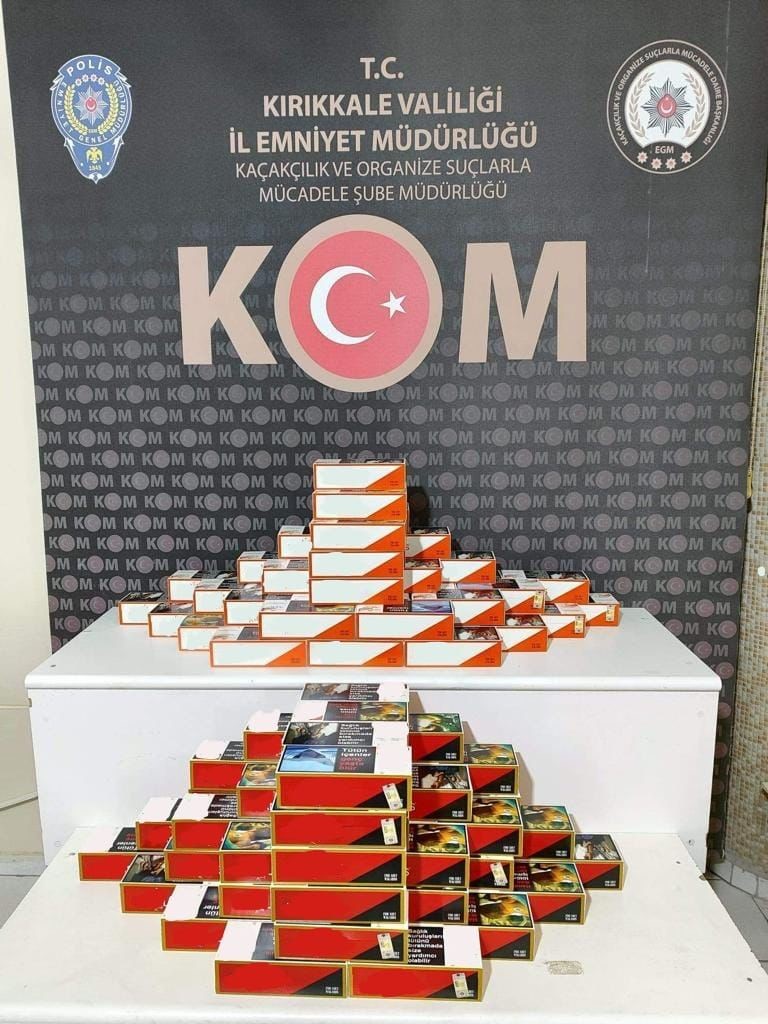 Kırıkkale&rsquo;de ka&ccedil;ak &uuml;r&uuml;n ticaretine operasyon: 13 g&ouml;zaltı
