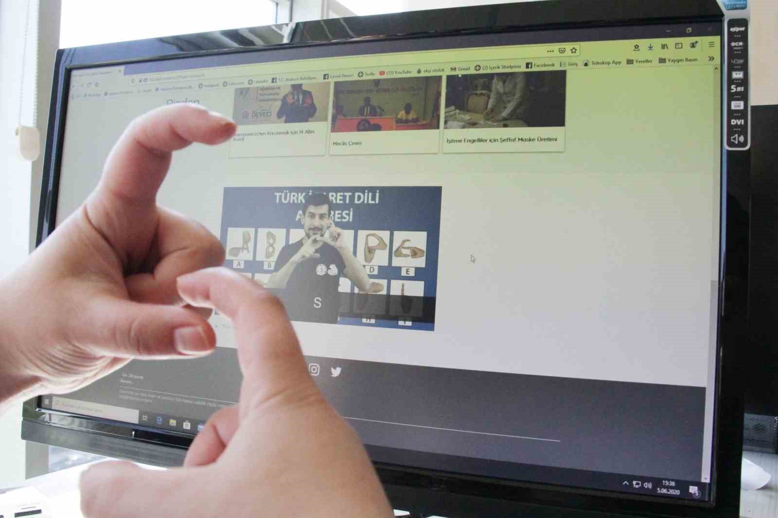 Atakum’da işitme engelli bireylere tercüman desteği: Ayda 800 çağrı cevaplanıyor