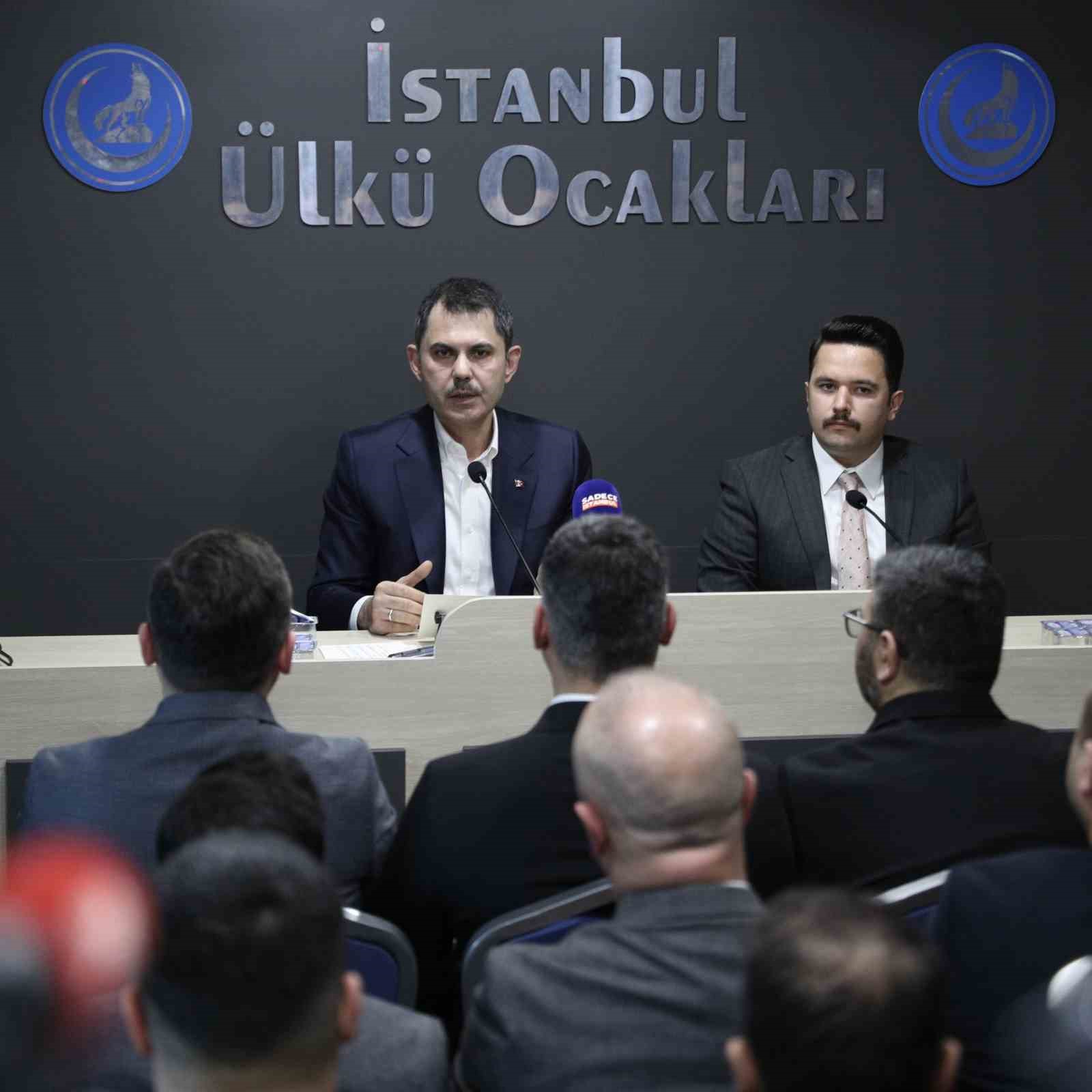 İBB Başkan Adayı Murat Kurum: "İstanbul&rsquo;un yeniden y&uuml;kseliş d&ouml;nemini hep birlikte başaracağız"
