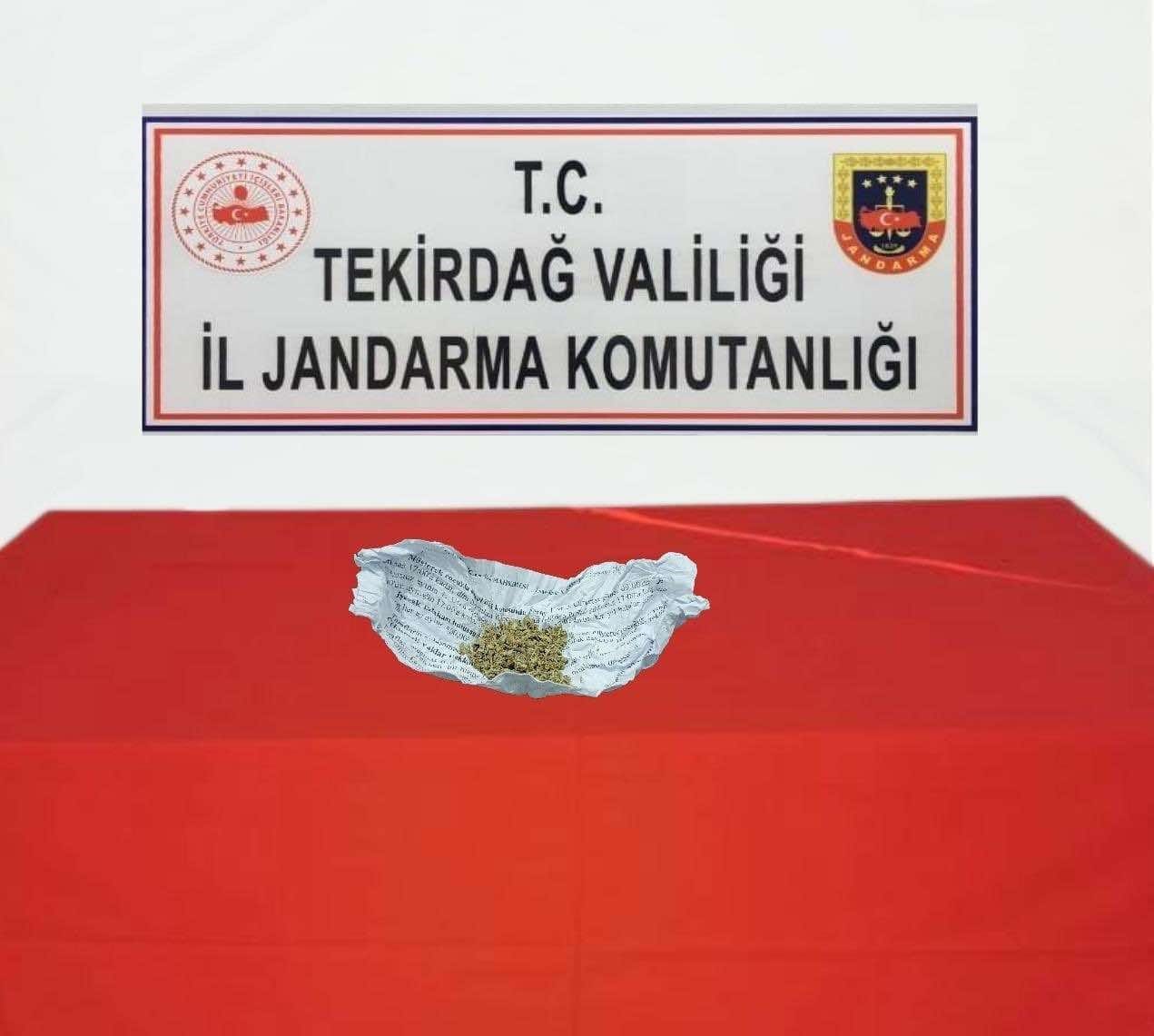 Tekirdağ’da uyuşturucu operasyonu: 3 gözaltı