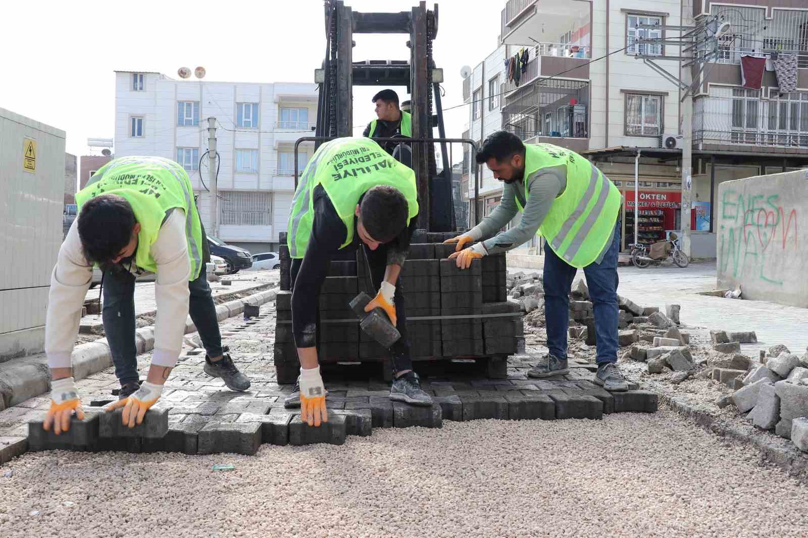 Haliliye’de üst yapı çalışmaları sürdürülüyor
