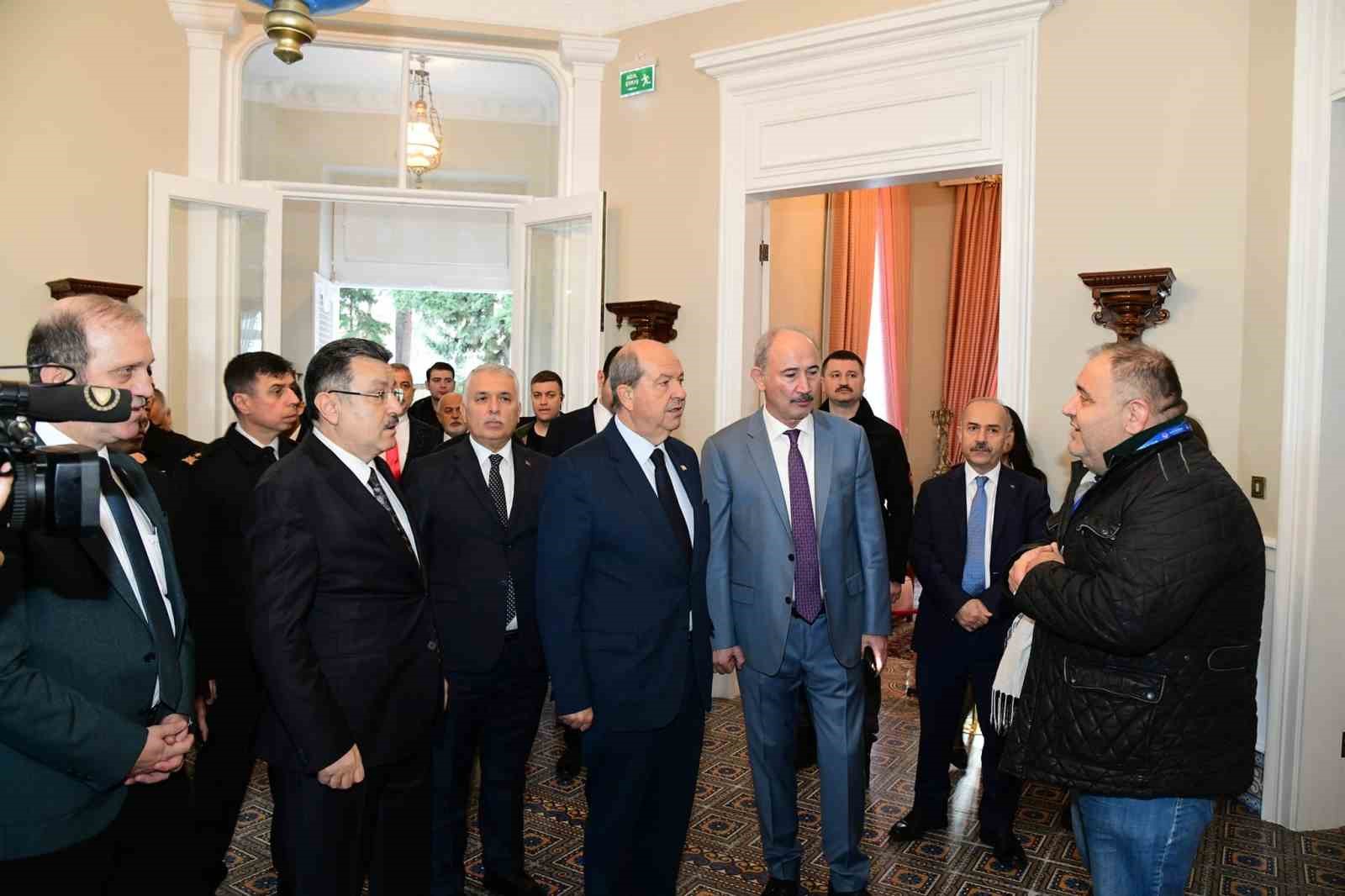 KKTC Cumhurbaşkanı Tatar, Atat&uuml;rk K&ouml;şk&uuml;&rsquo;n&uuml; ziyaret etti
