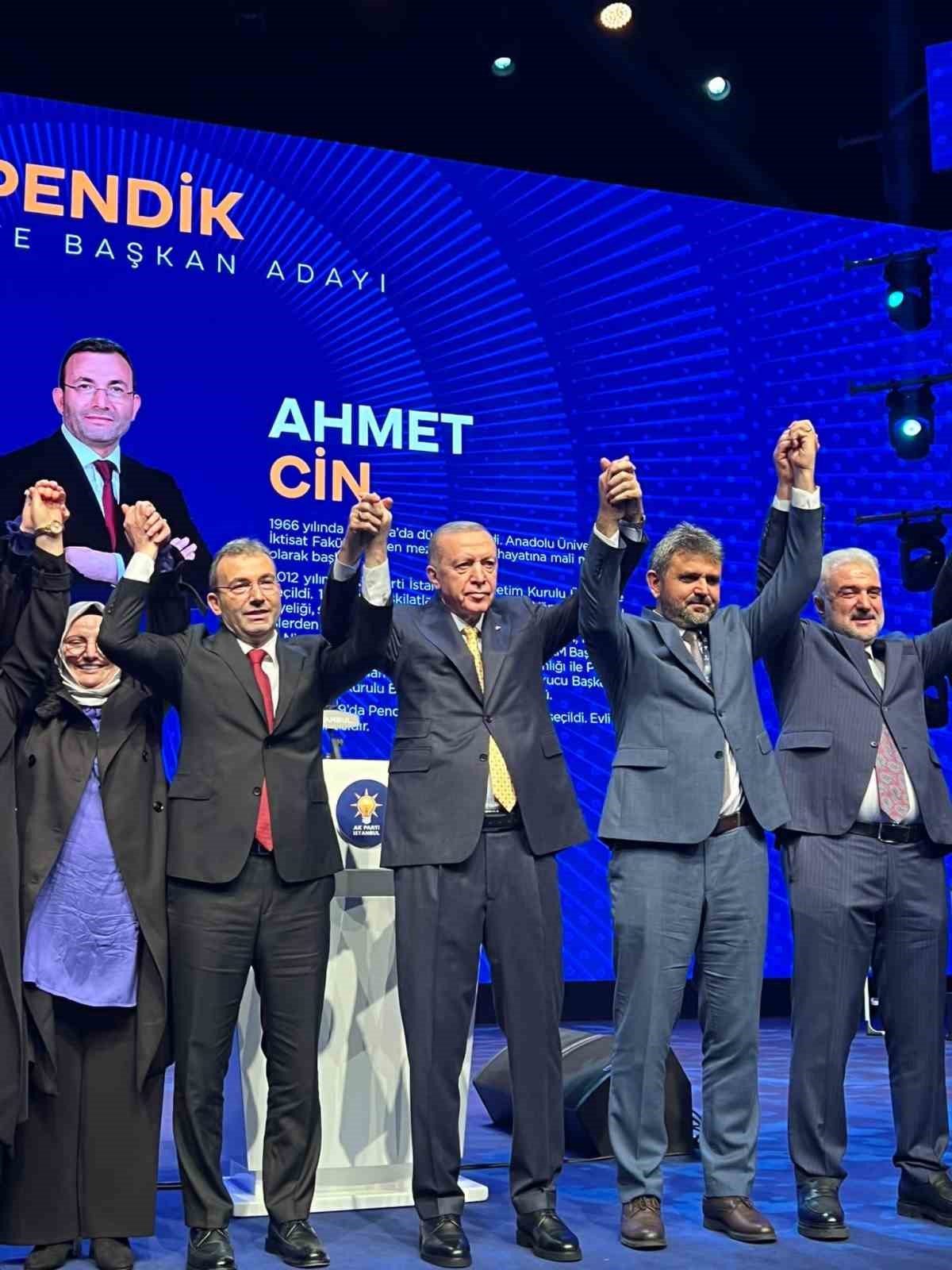 AK Parti Pendik Belediye Başkan Adayı yeniden Ahmet Cin oldu
