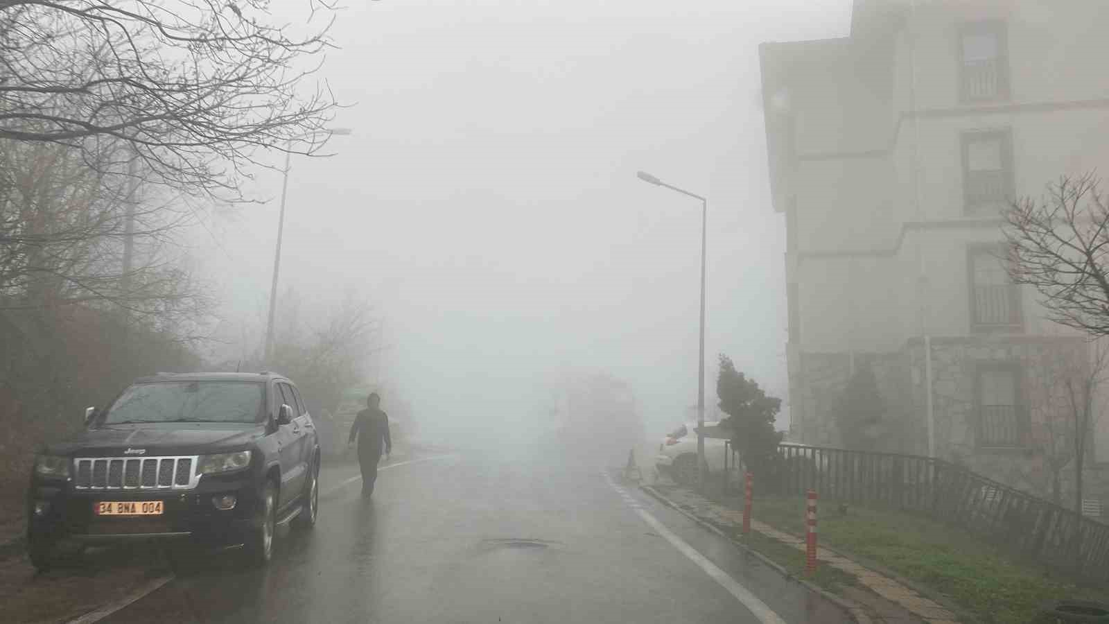 Zonguldak&rsquo;ta sis ve yağmur etkili oldu
