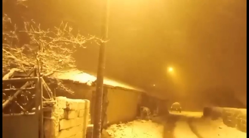 Uzunköprü’de kar yağışı ilçeyi beyaza bürüdü