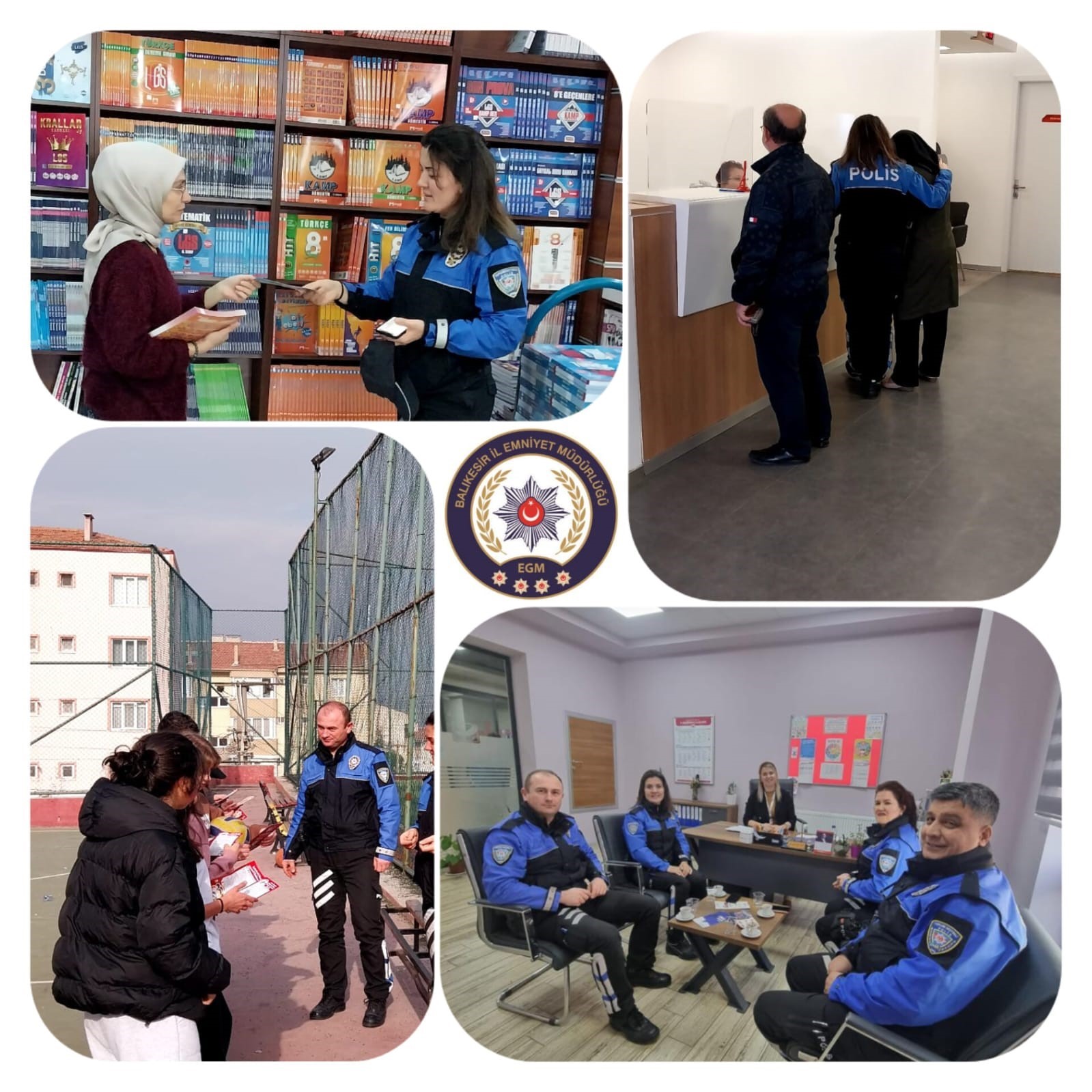 Balıkesir&rsquo;de polis 526 vatandaşa dolandırıcılık ve KADES bilgisi verdi
