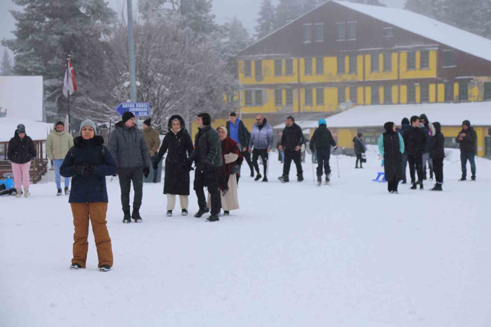 Ilgaz Dağı’nda yarıyıl tatili yoğunluğu